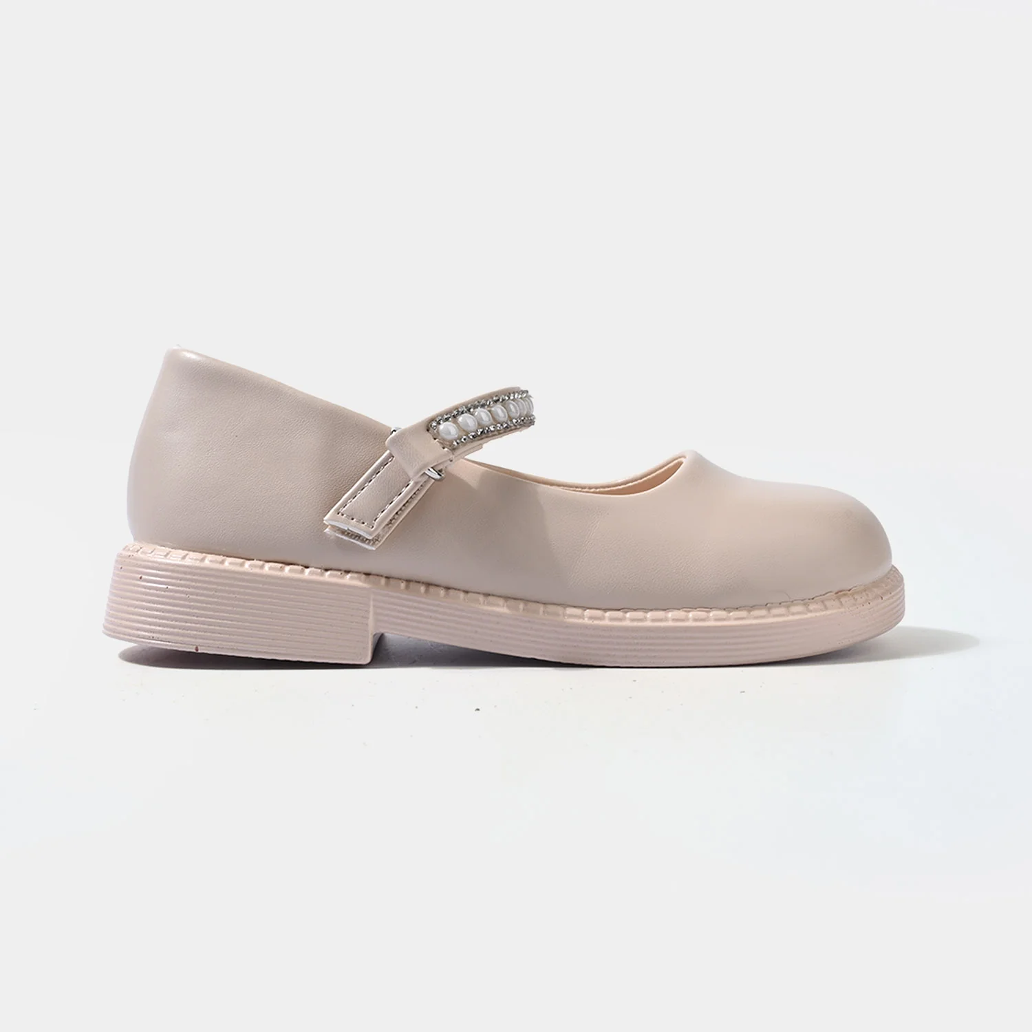 Girls Pumps 186-4-BEIGE - Image 4