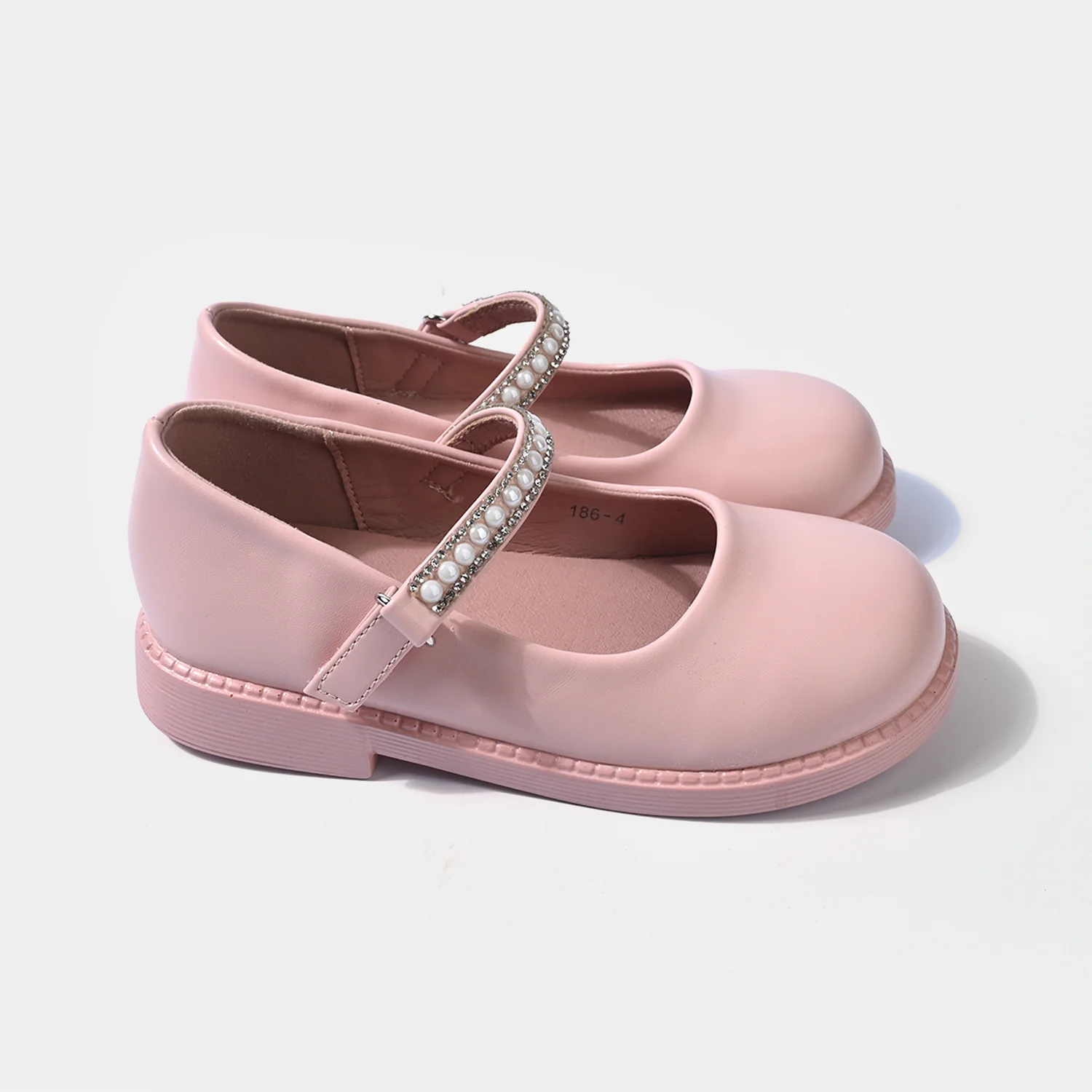 Girls Pumps 186-4-PINK - Image 3