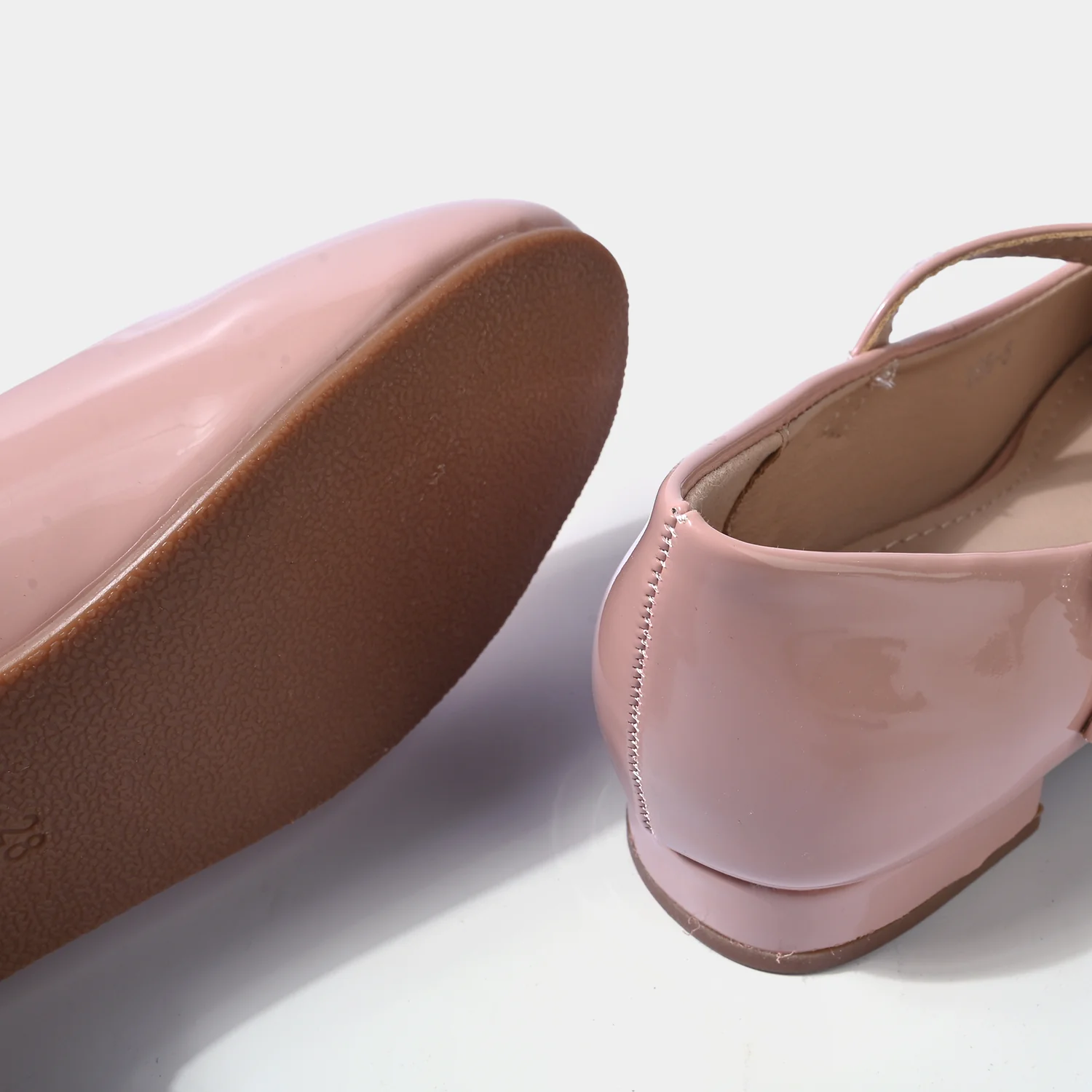 Girls Pumps 186-5 - PINK - Image 2