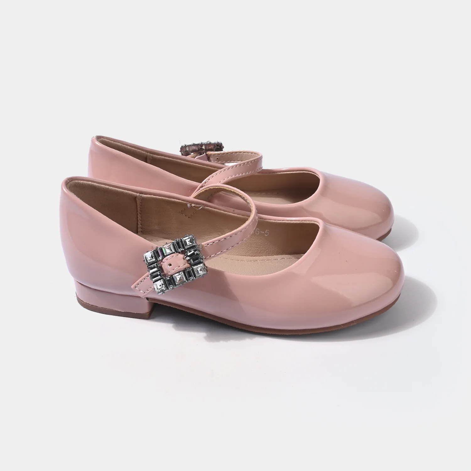 Girls Pumps 186-5 - PINK - Image 3