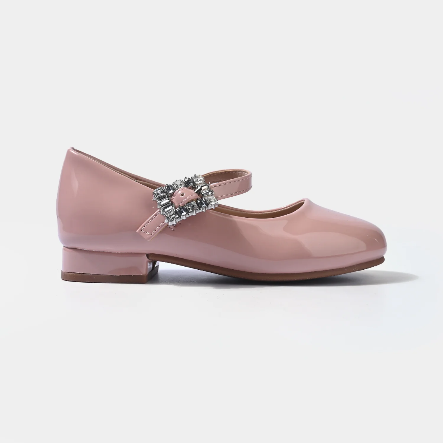 Girls Pumps 186-5 - PINK - Image 4