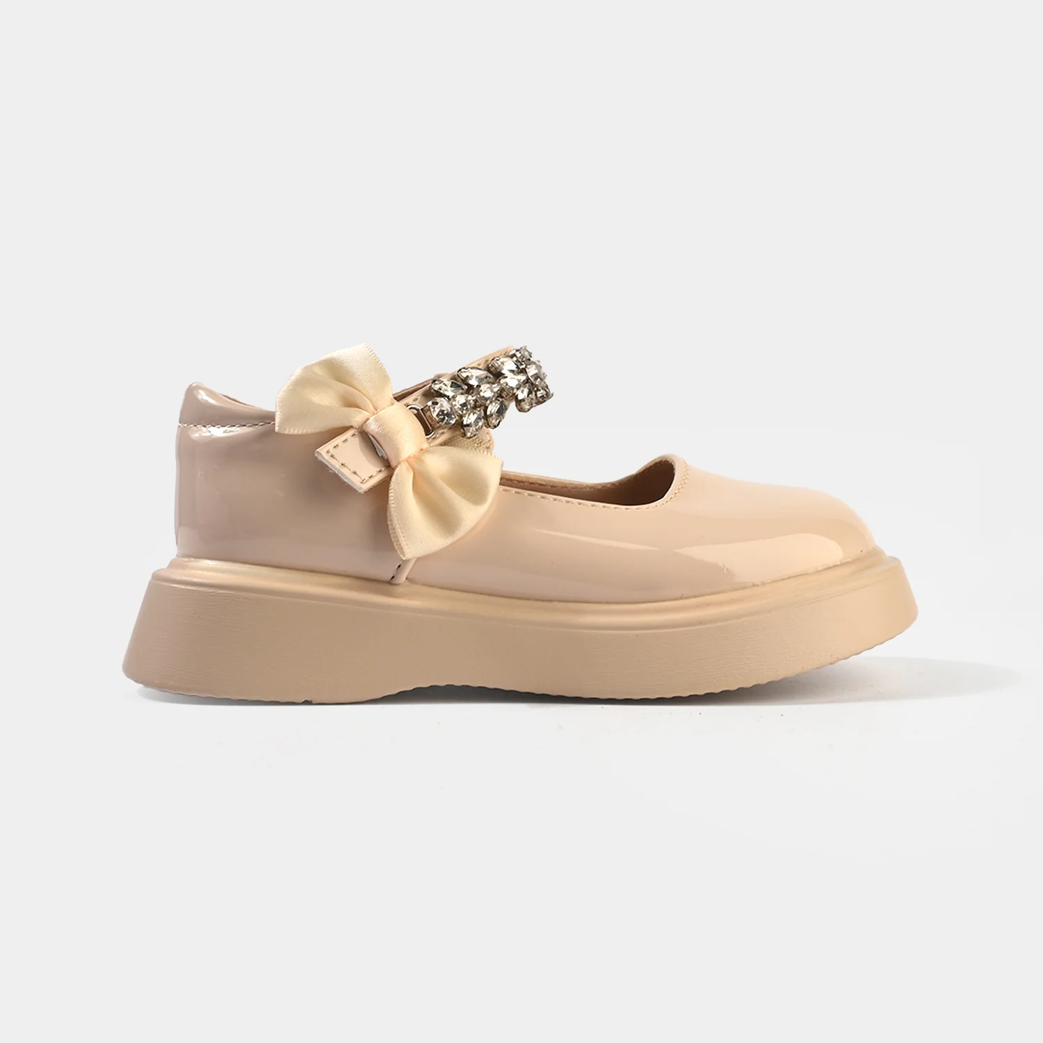 Girls Pumps 186-6-BEIGE - Image 3