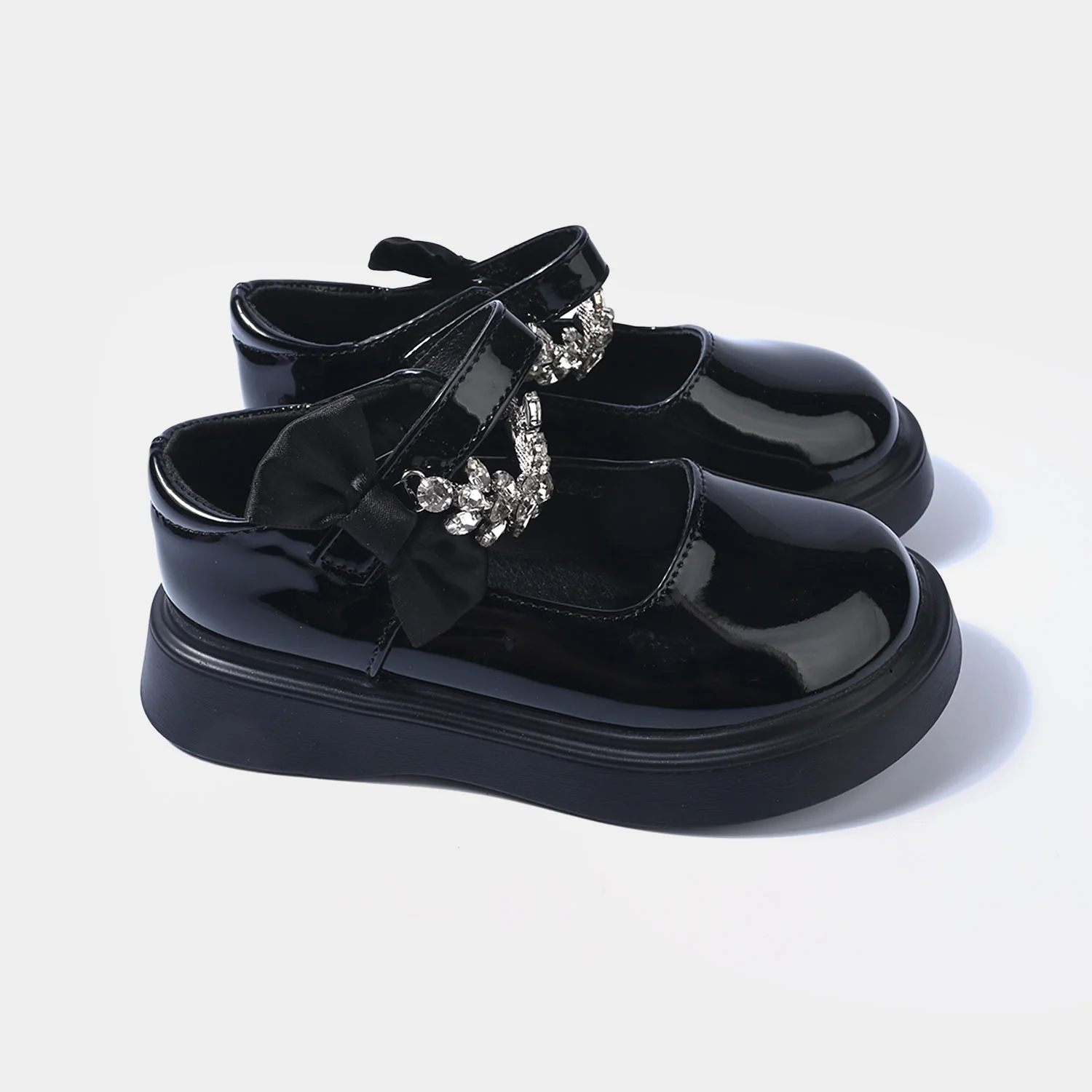 Girls Pumps 186-6-BLACK - Image 3