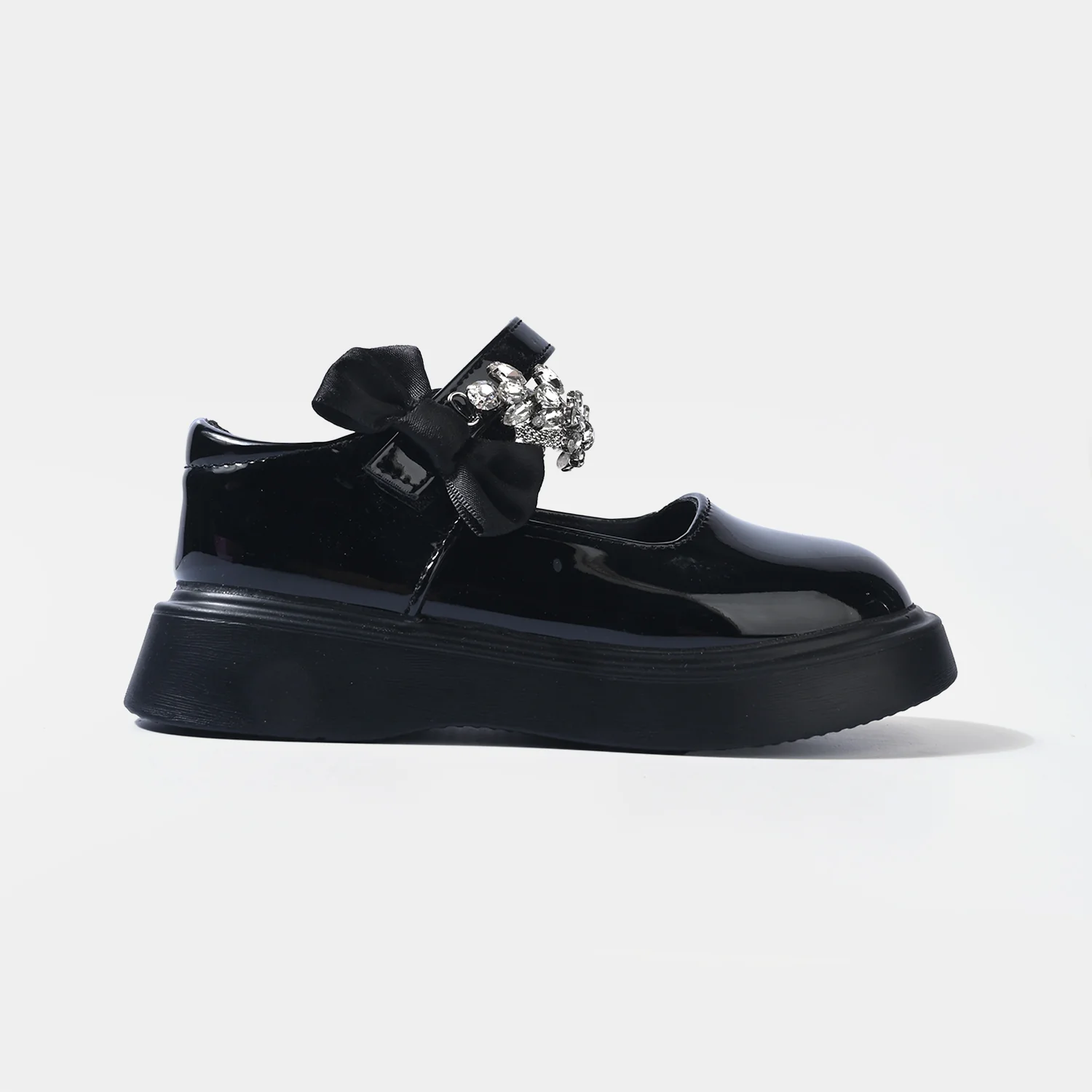 Girls Pumps 186-6-BLACK - Image 4
