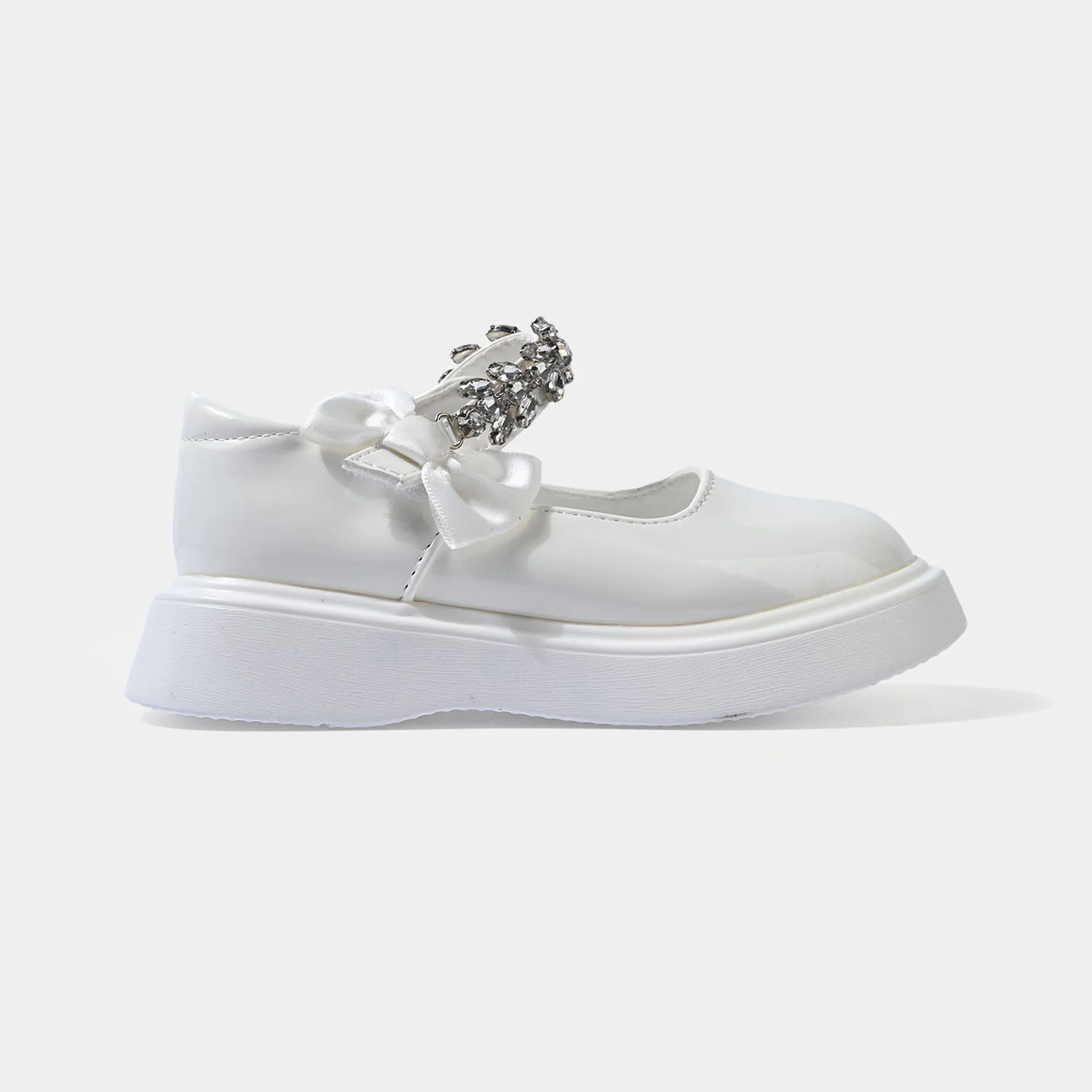 Girls Pumps 186-6-White - Image 4