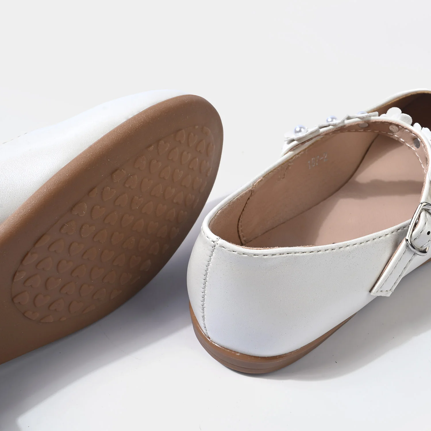 Girls Pumps 187-2-Off.White - Image 2