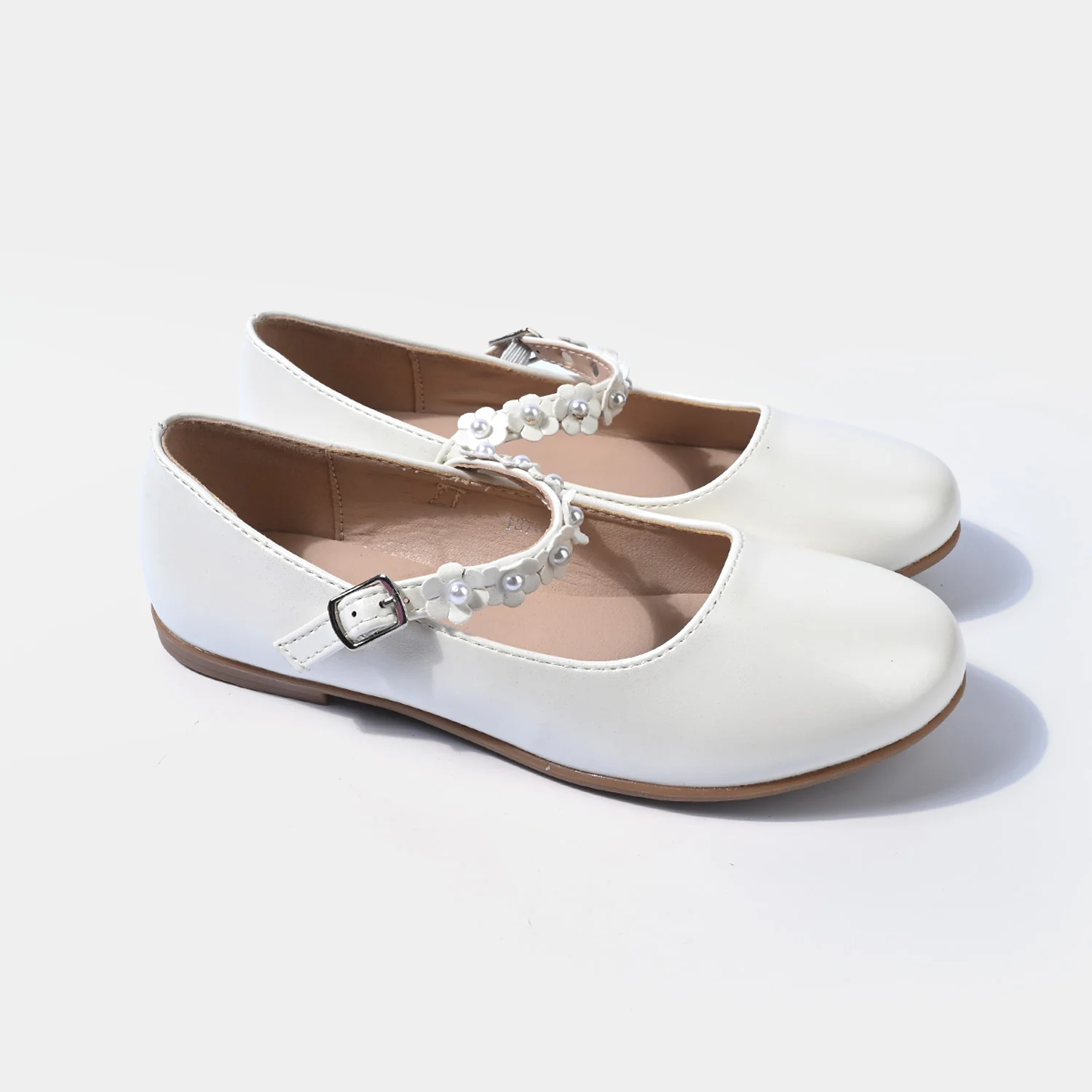 Girls Pumps 187-2-Off.White - Image 3