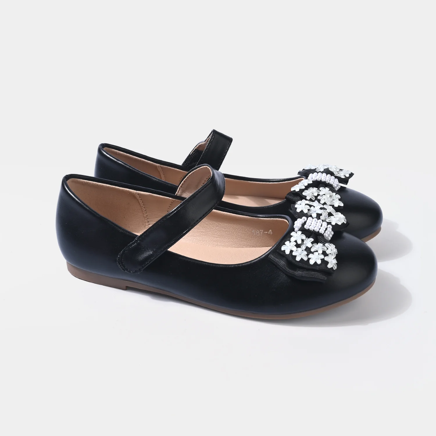 Girls Pumps 187-4-BLACK - Image 3
