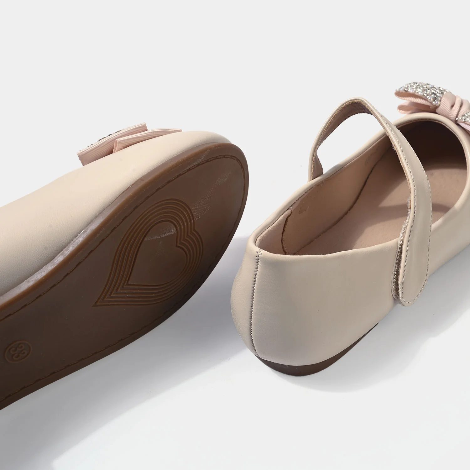 Girls Pumps 187-5-BEIGE - Image 2