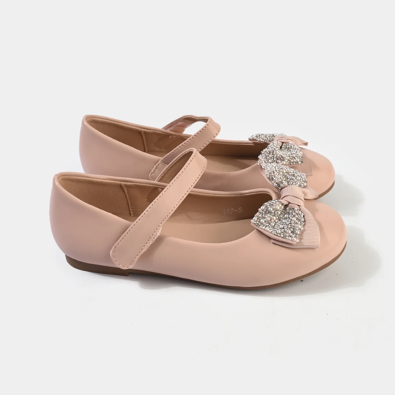 Girls Pumps 187-5-PINK - Image 3