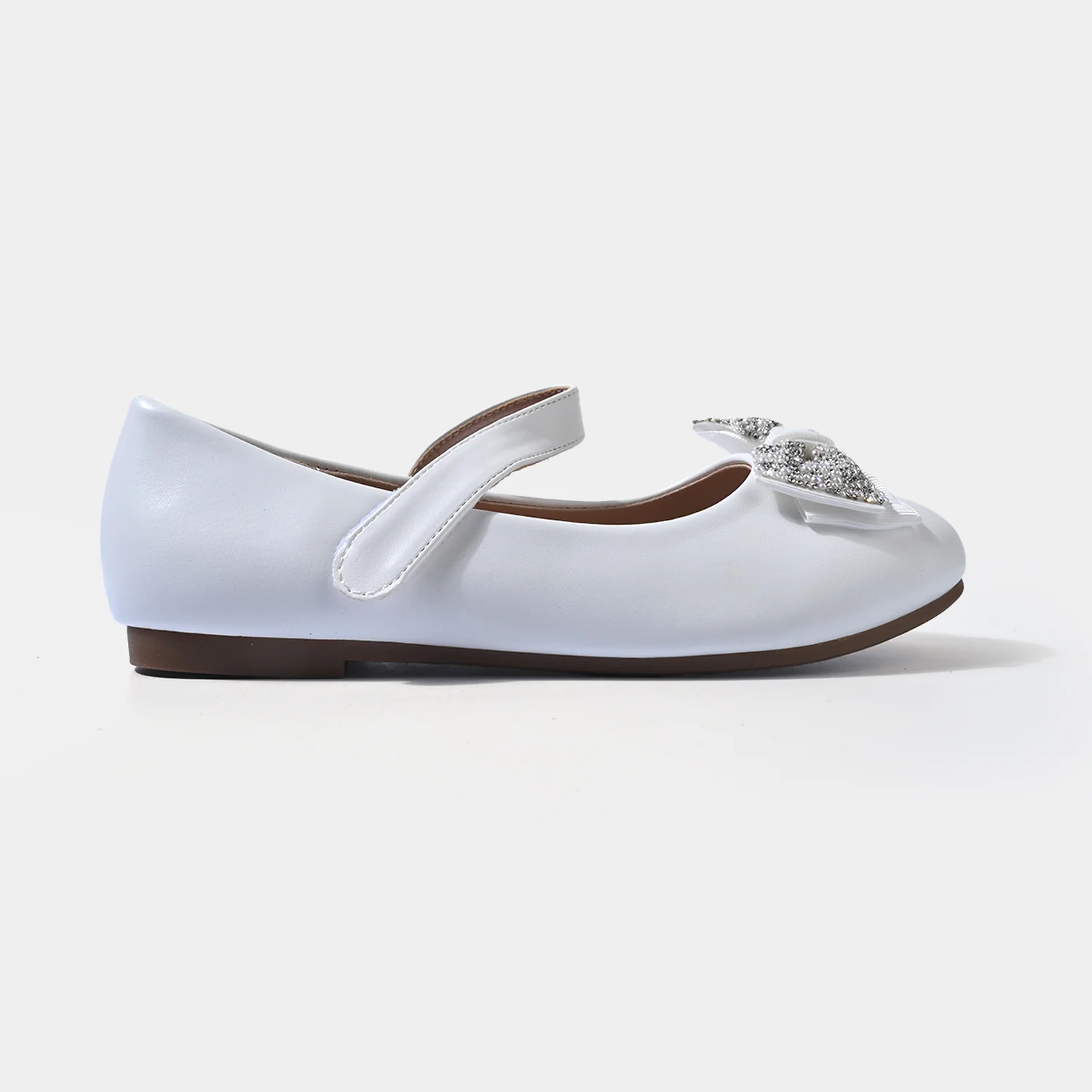 Girls Pumps 187-5-White - Image 4