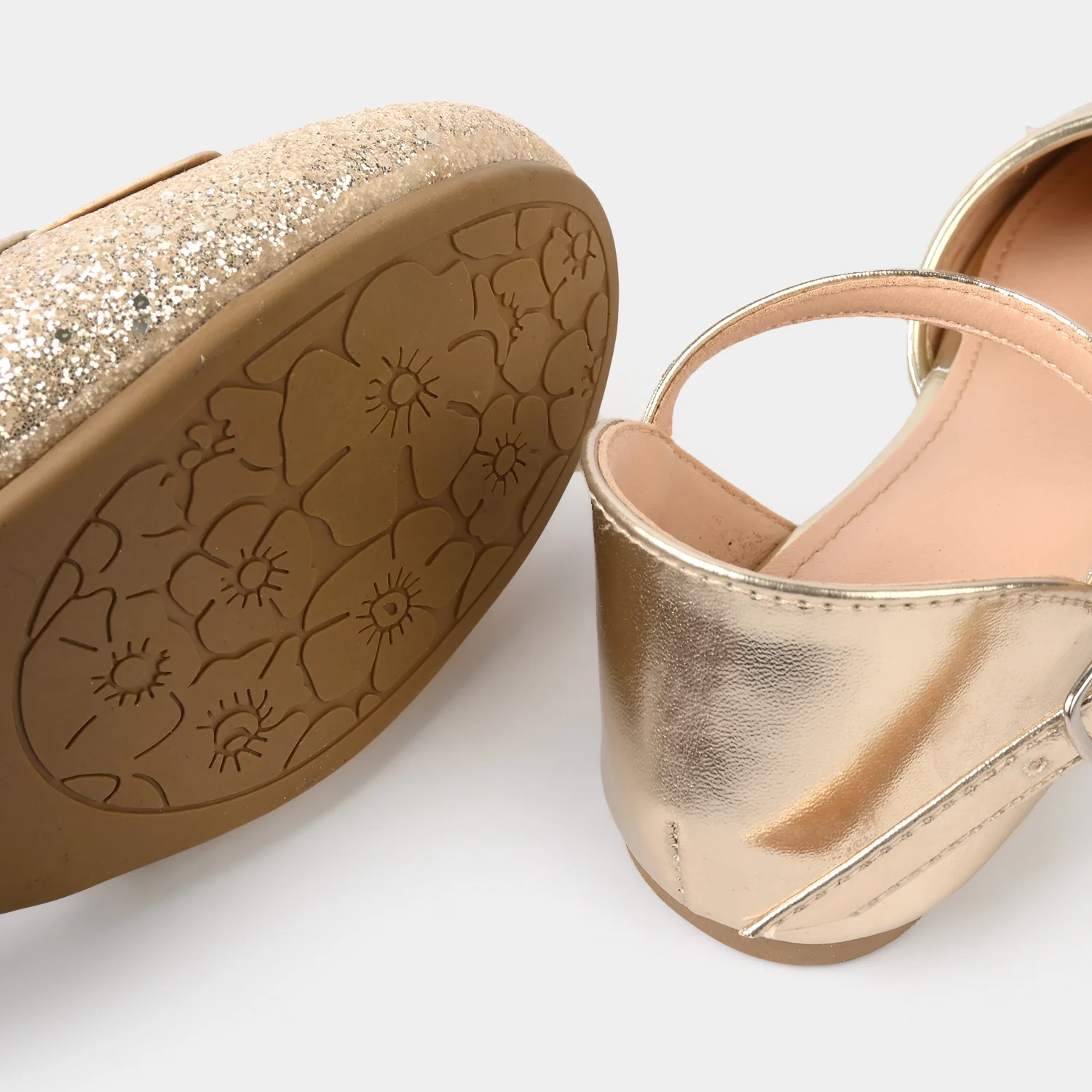 Girls Pumps 456-110 - Golden - Image 2