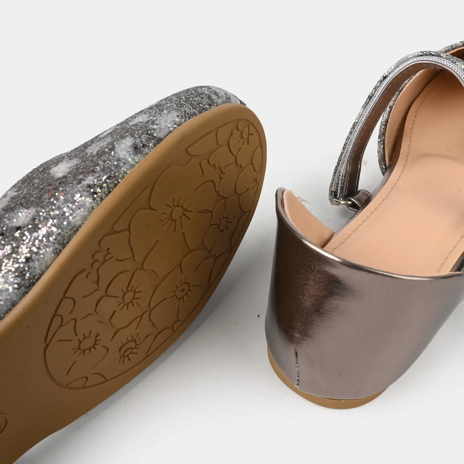 Girls Pumps 456-111-GREY - Image 2