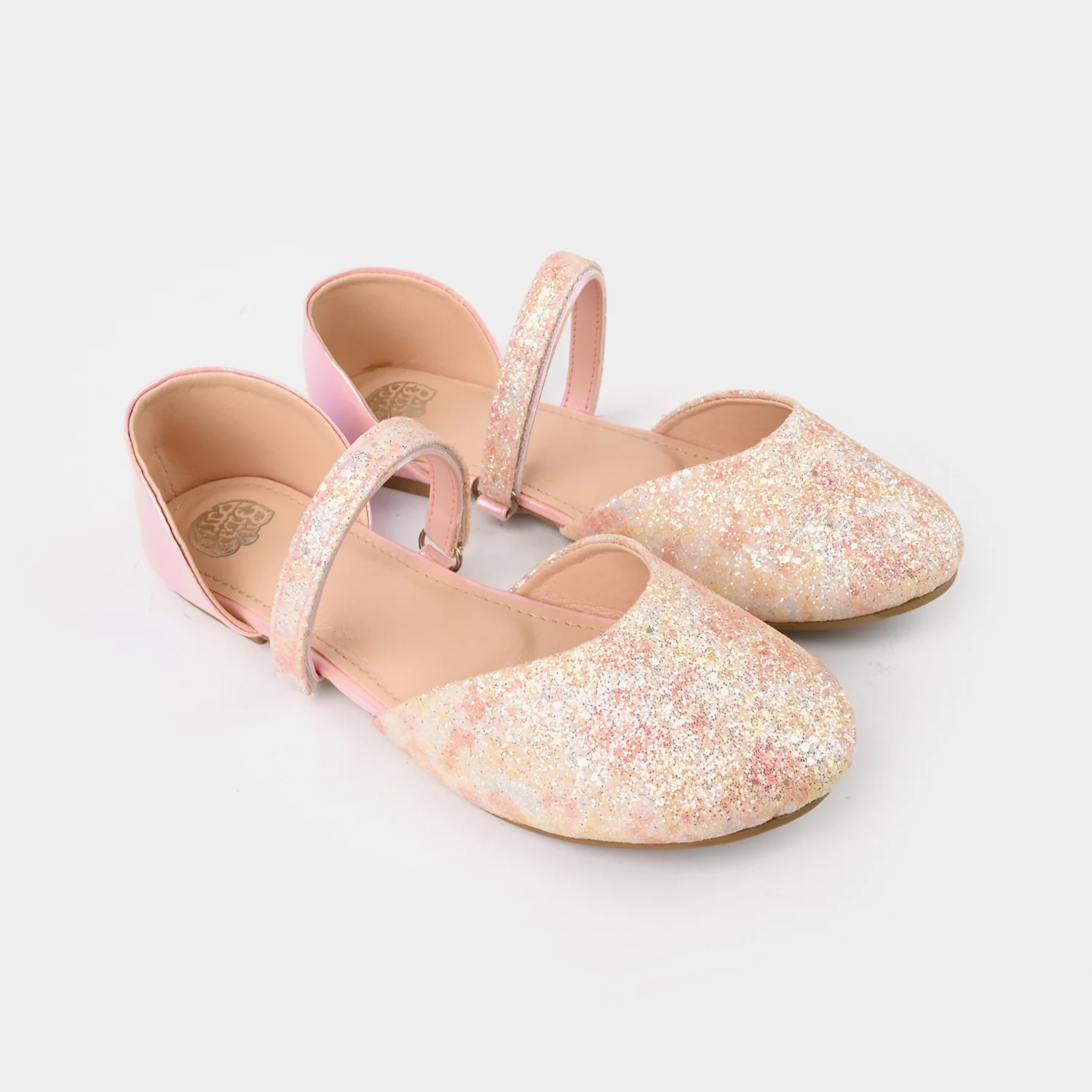 Girls Pumps 456-111-Peach - Image 3