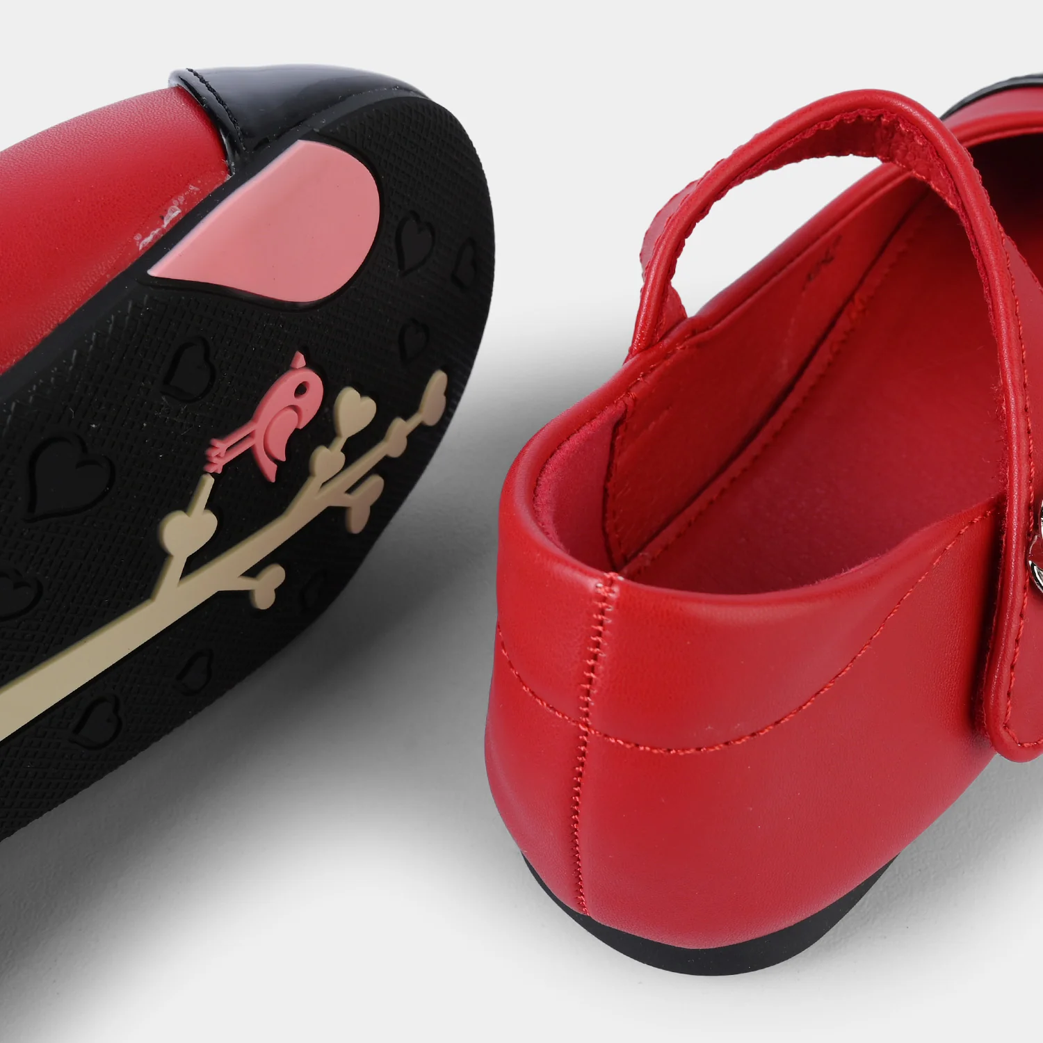Girls Pumps 66A2-RED - Image 2