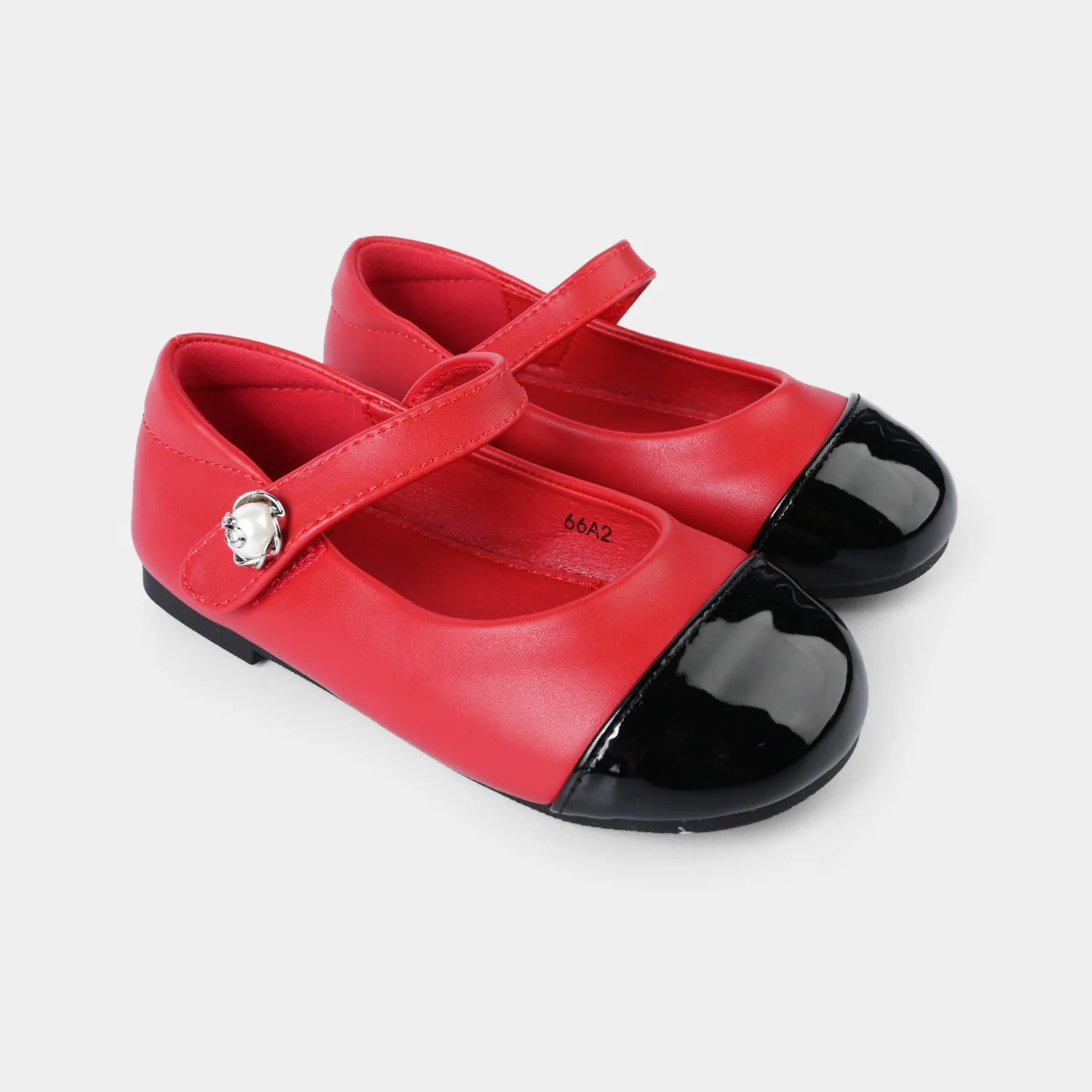 Girls Pumps 66A2-RED - Image 3