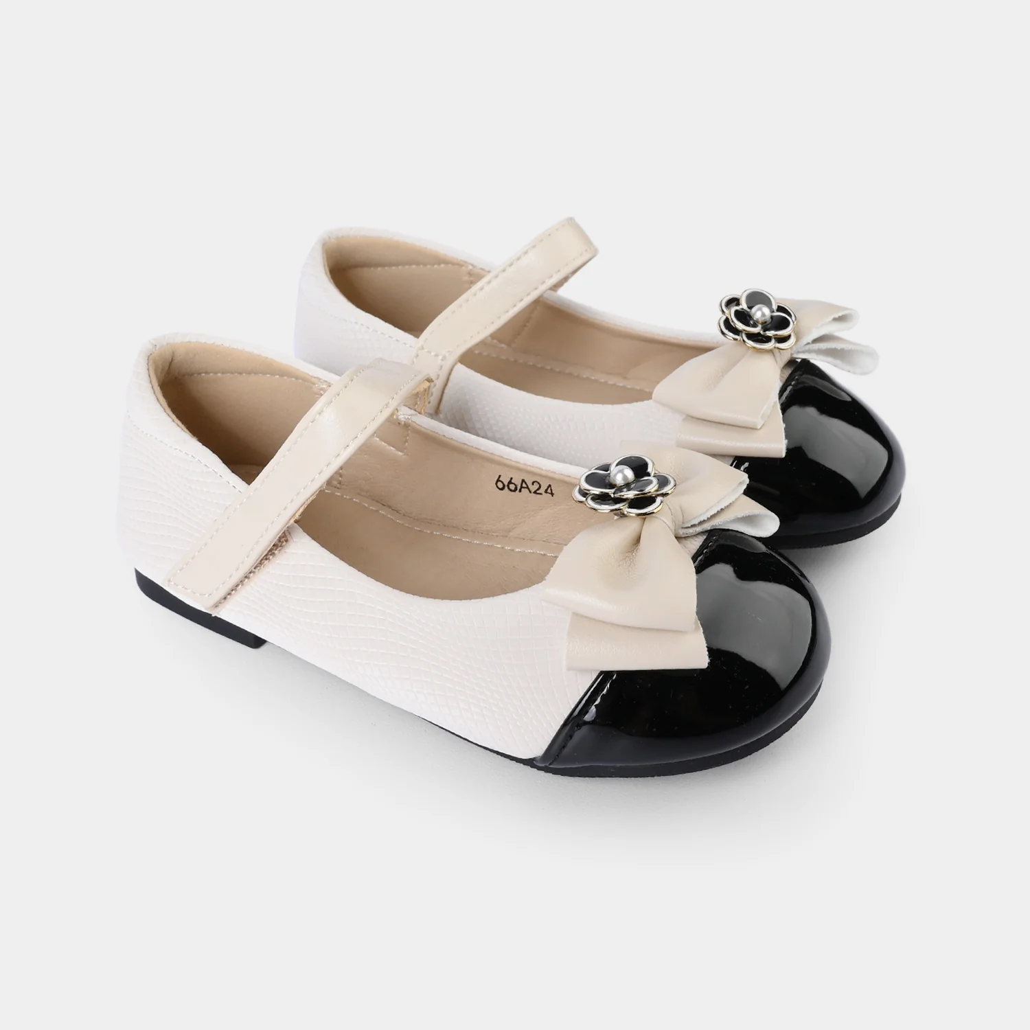 Girls Pumps 66A24-BEIGE - Image 3