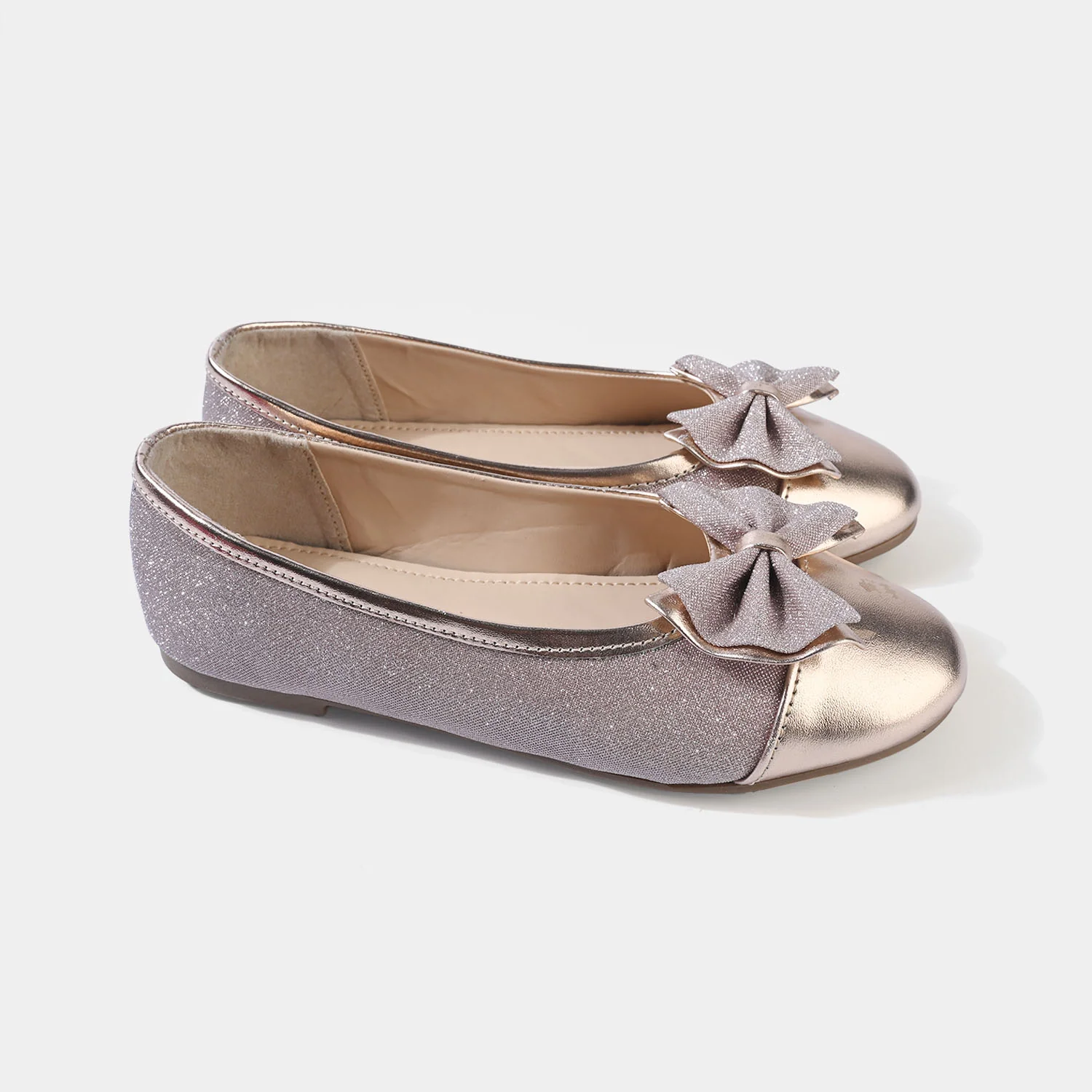 Girls Pumps AS-S01-CHAMPAGNE - Image 3
