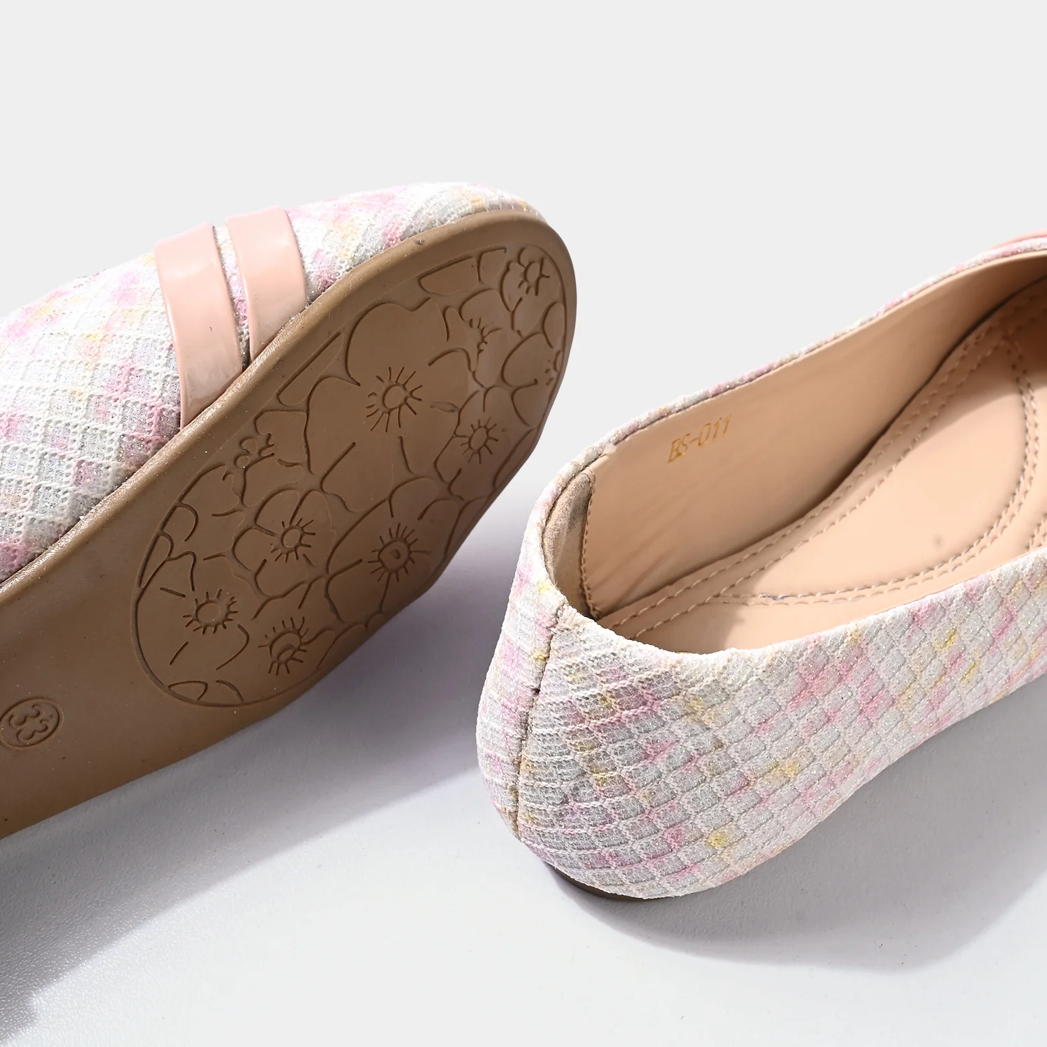 Girls Pumps BS-011-Peach - Image 2