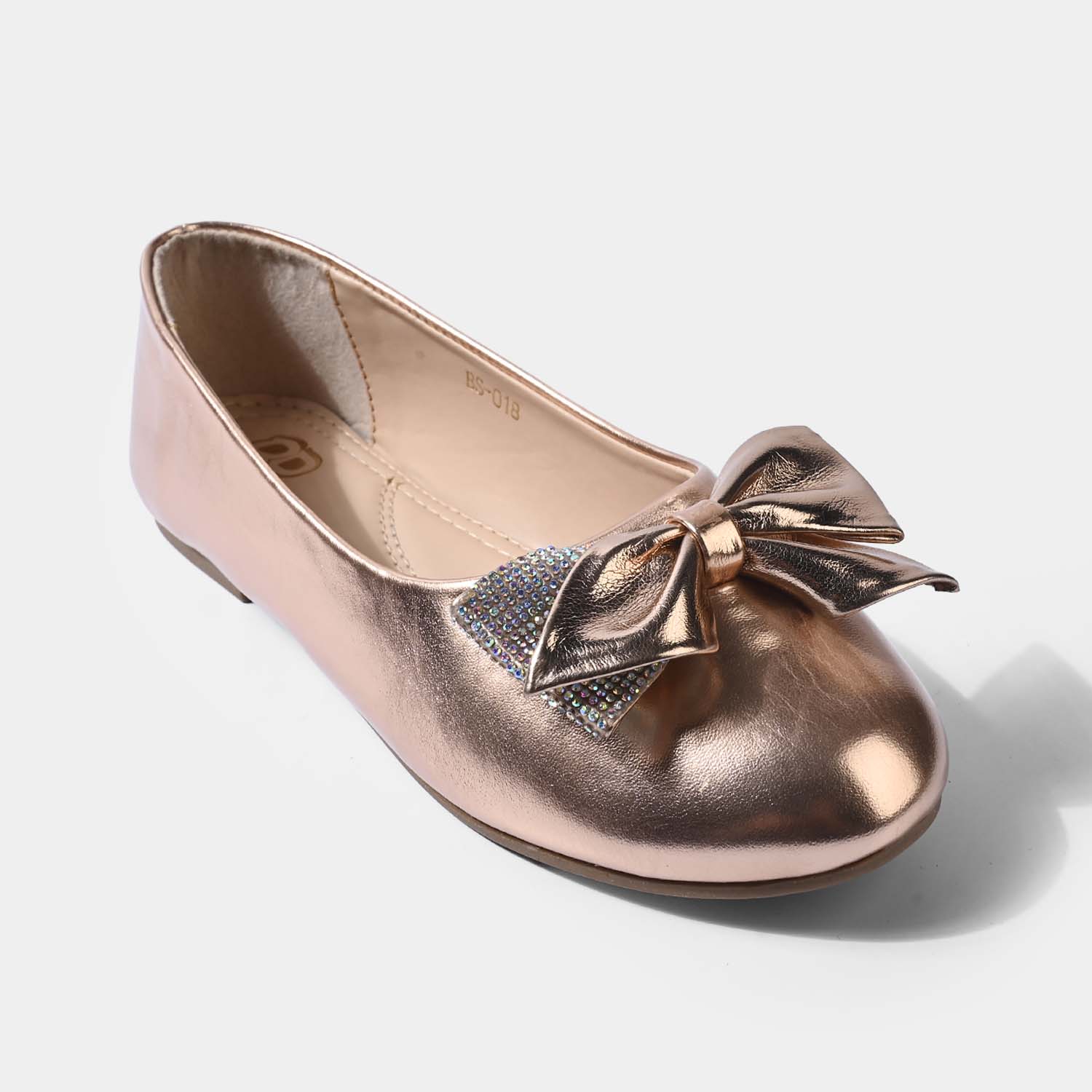 Girls Pumps BS-018-CHAMPAGNE