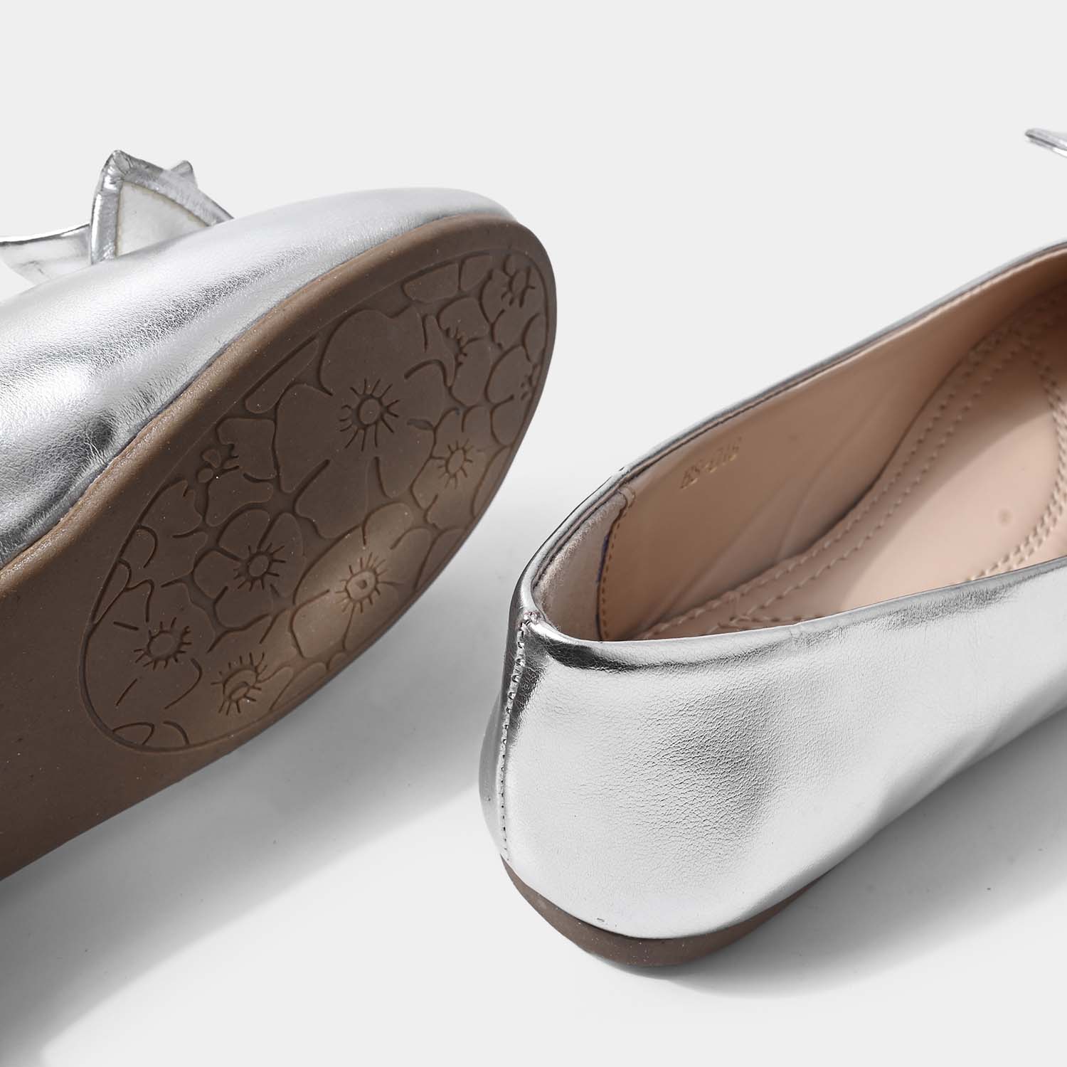 Girls Pumps BS-018-SILVER - Image 2