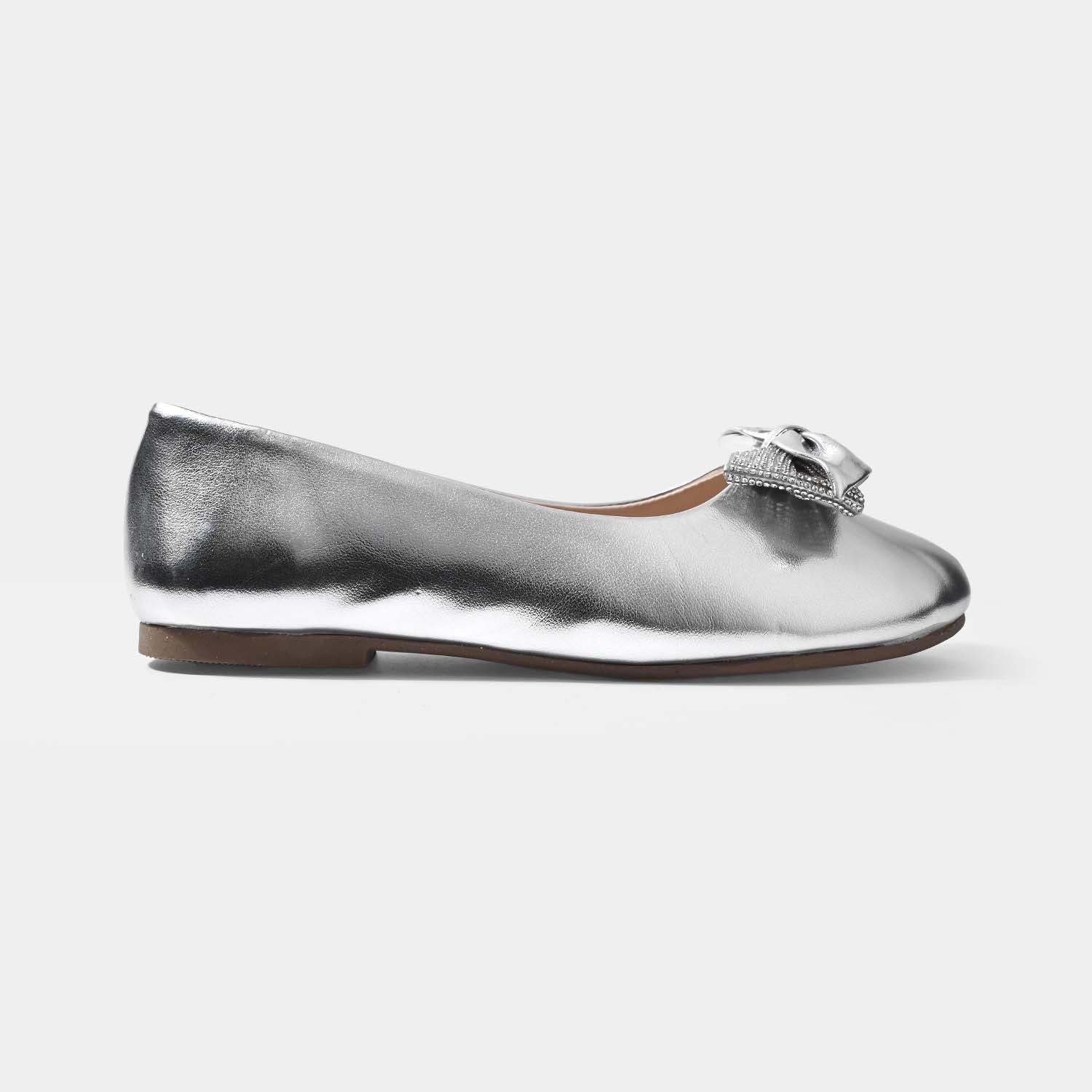Girls Pumps BS-018-SILVER - Image 4