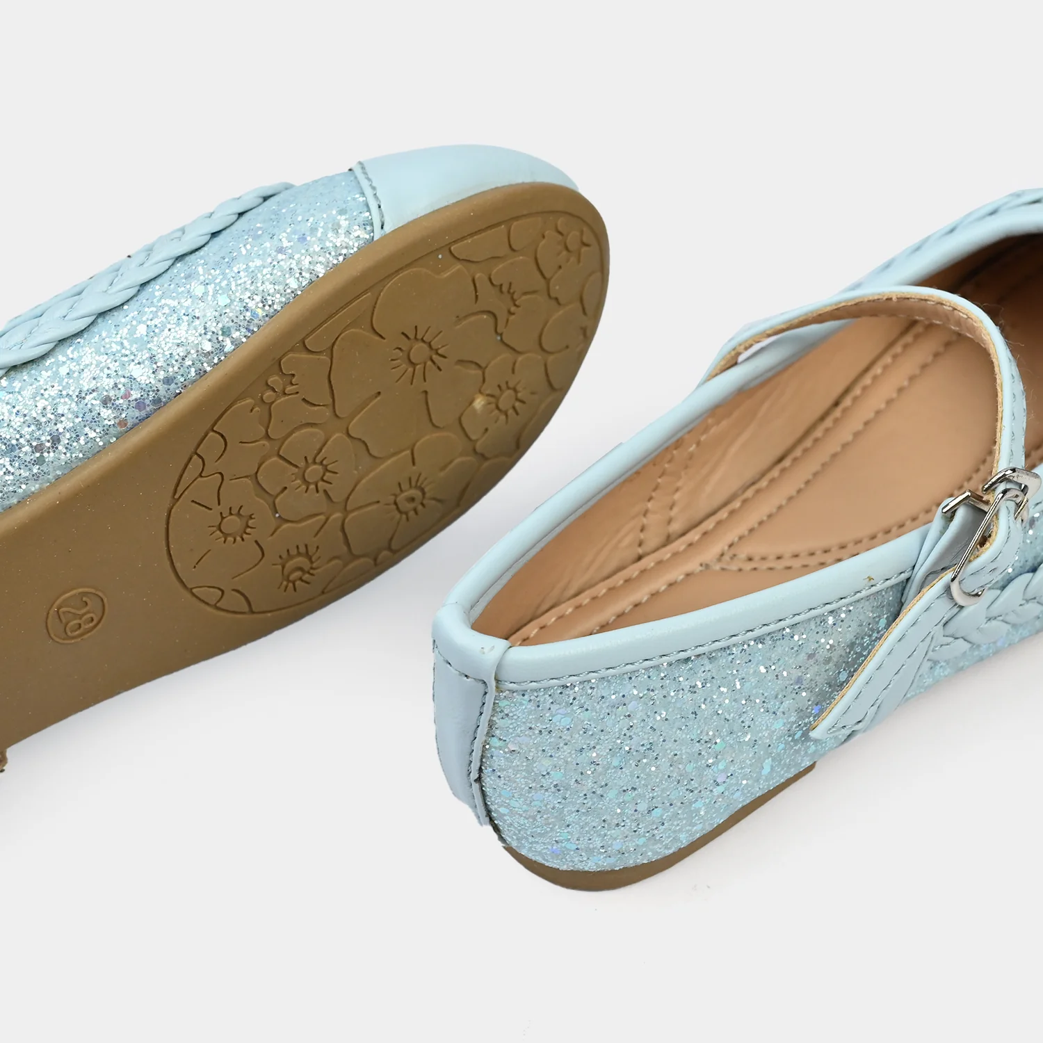 Girls Pumps BS-04-Blue - Image 2