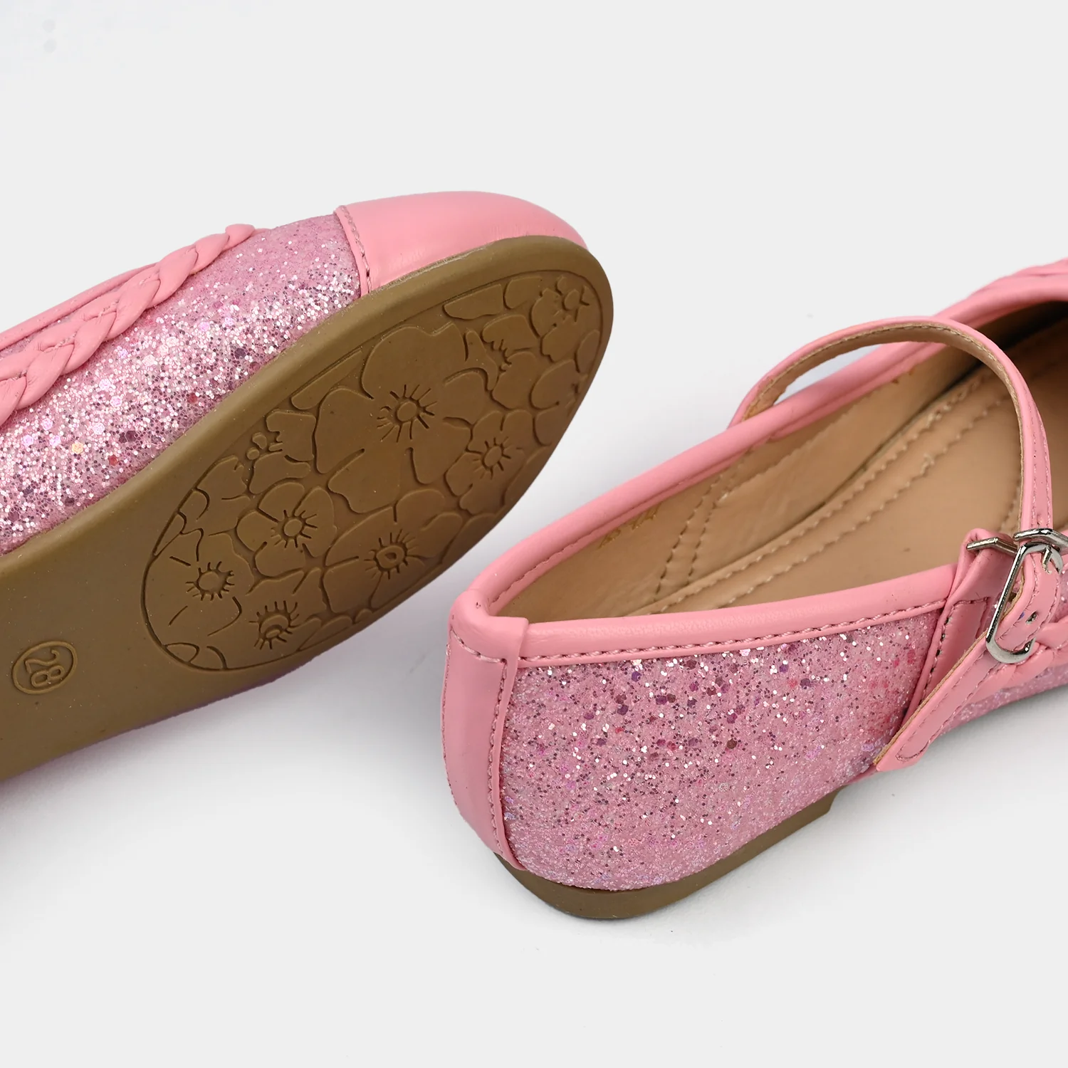 Girls Pumps BS-04-Pink - Image 2