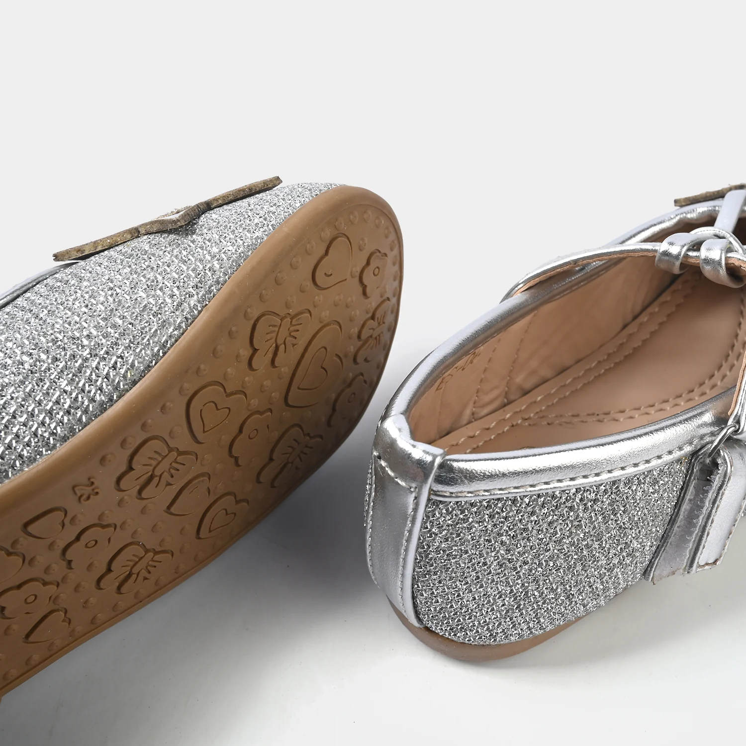 Girls Pumps BS-06 - SILVER - Image 2
