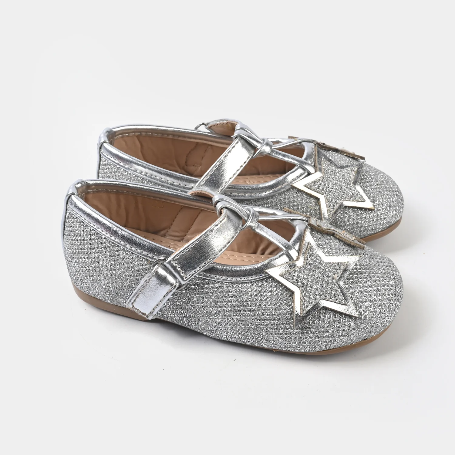 Girls Pumps BS-06 - SILVER - Image 3