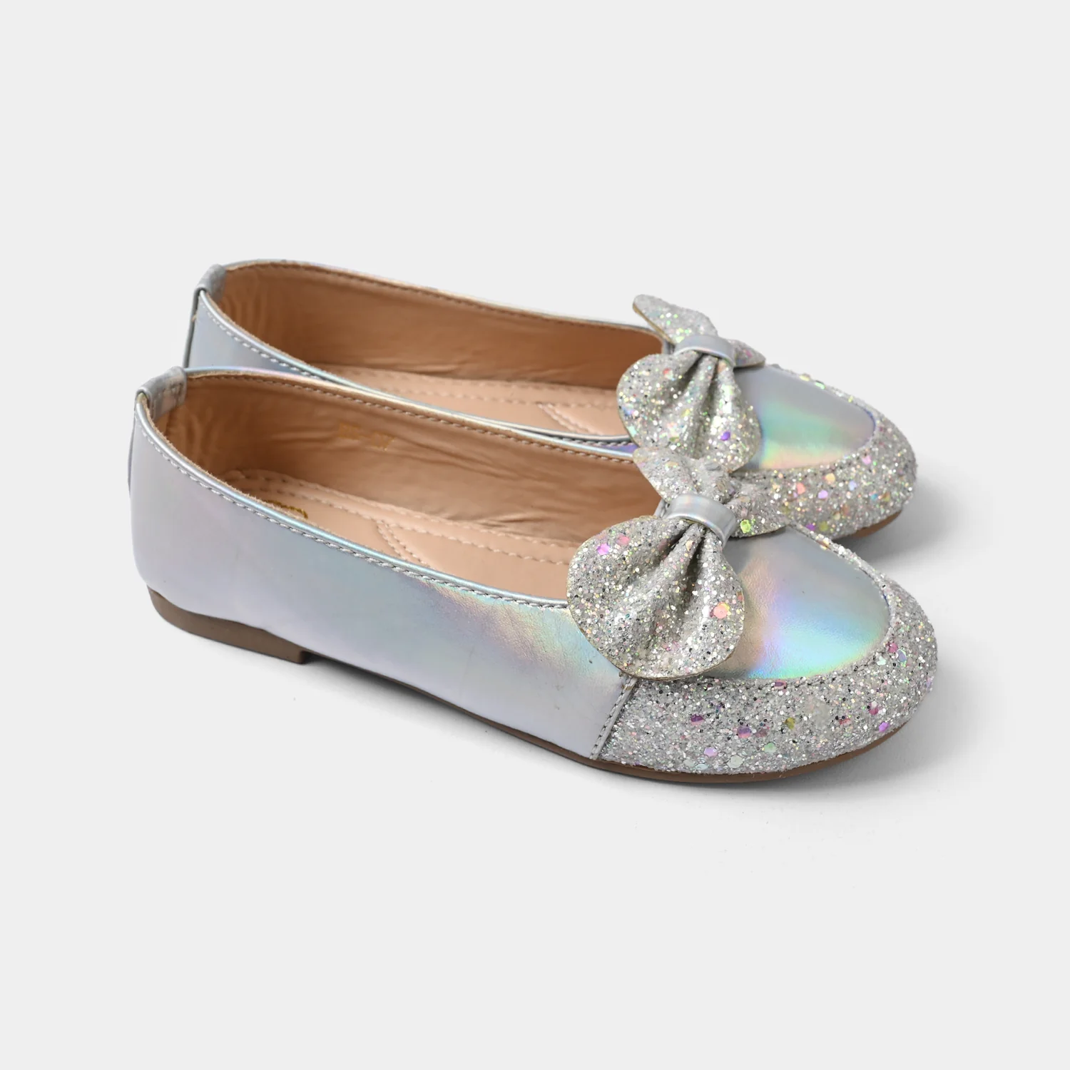 Girls Pumps BS-07-SILVER - Image 3