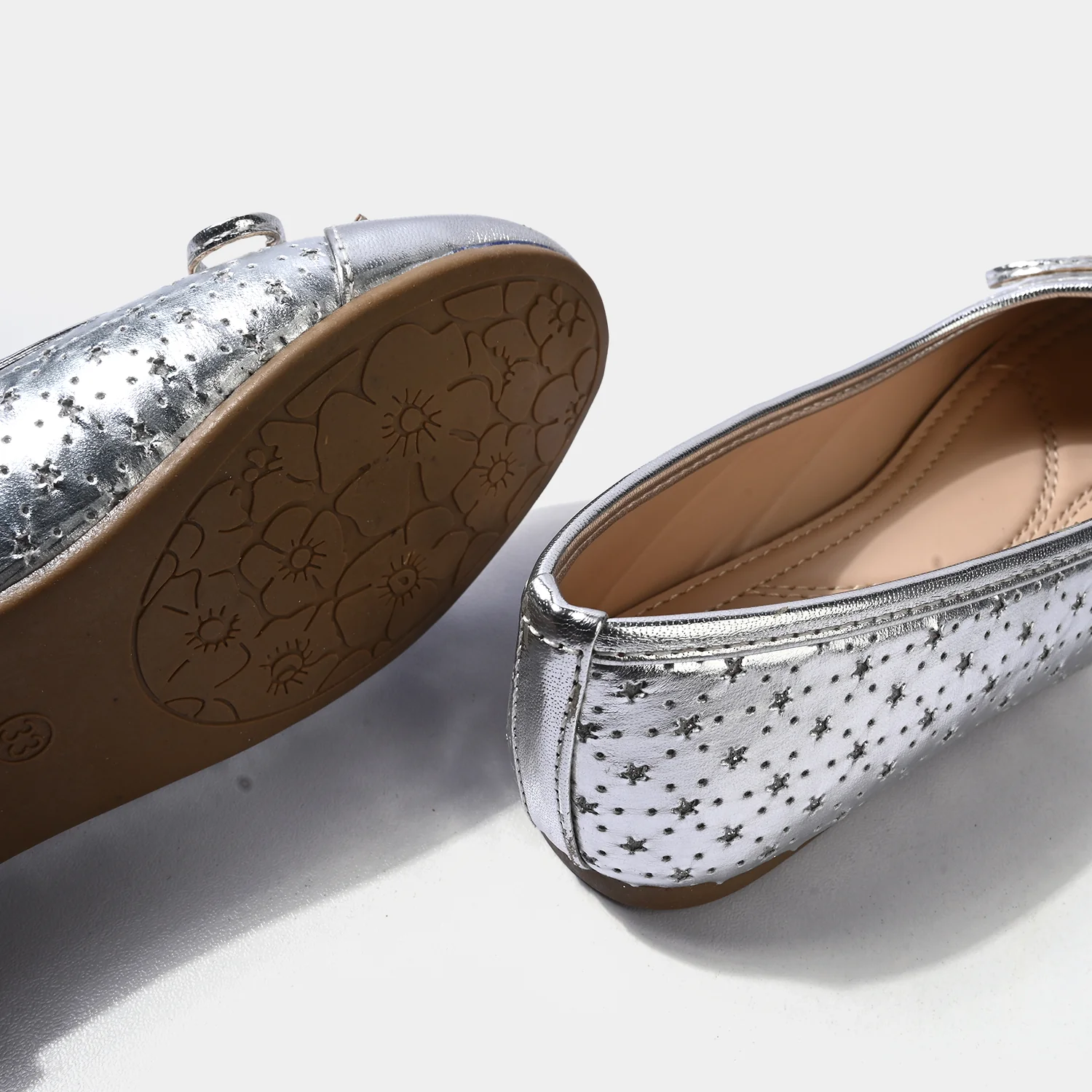 Girls Pumps BS-08-SILVER - Image 2