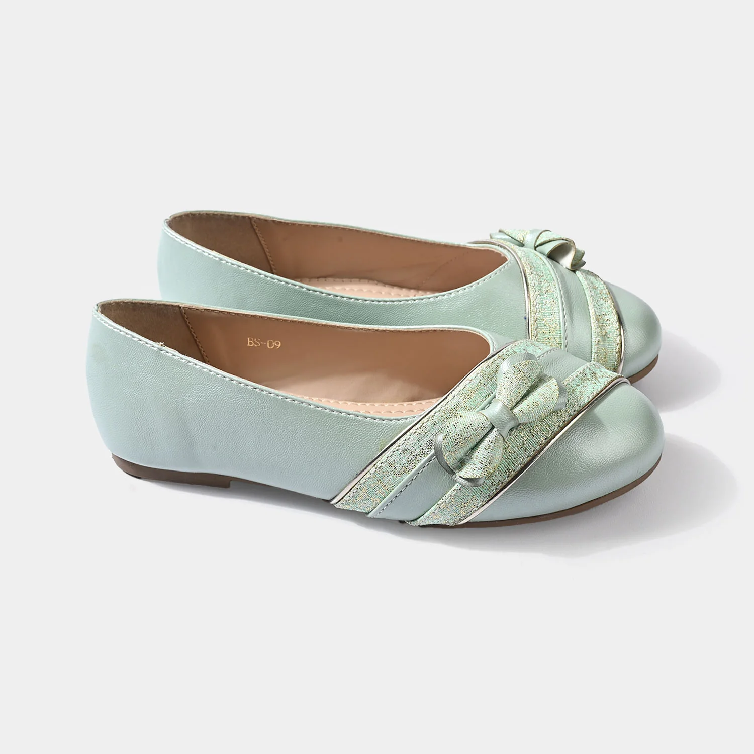 Girls Pumps BS-09-Green - Image 4