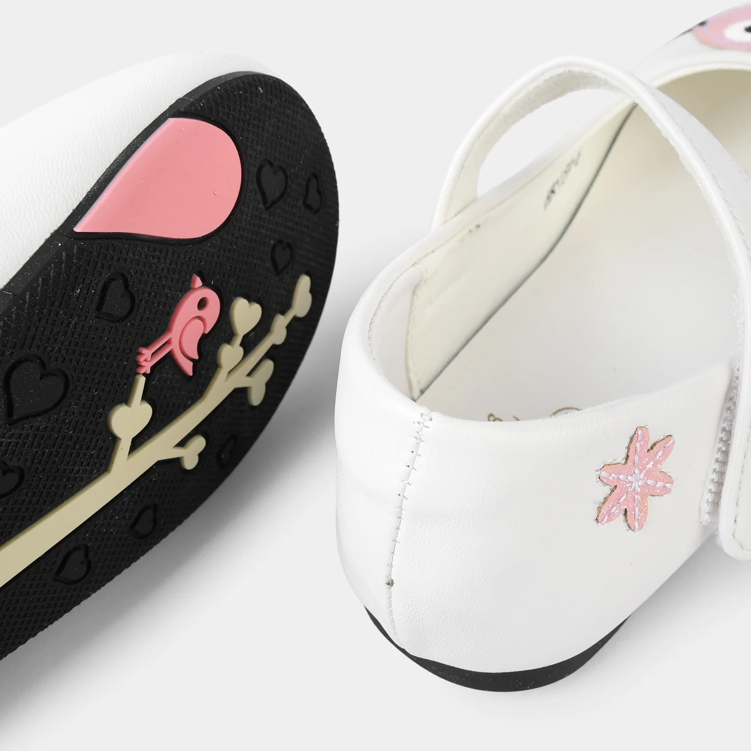 Girls Pumps HB1159-6-WHITE - Image 2