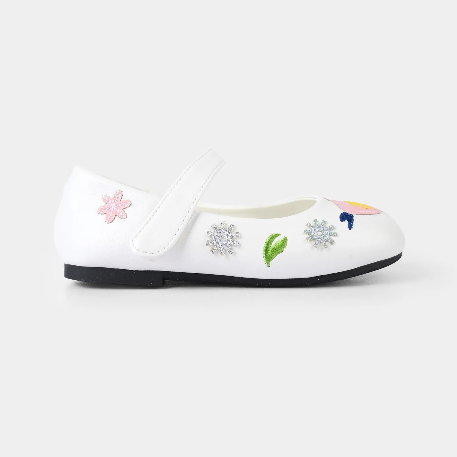Girls Pumps HB1159-6-WHITE - Image 4