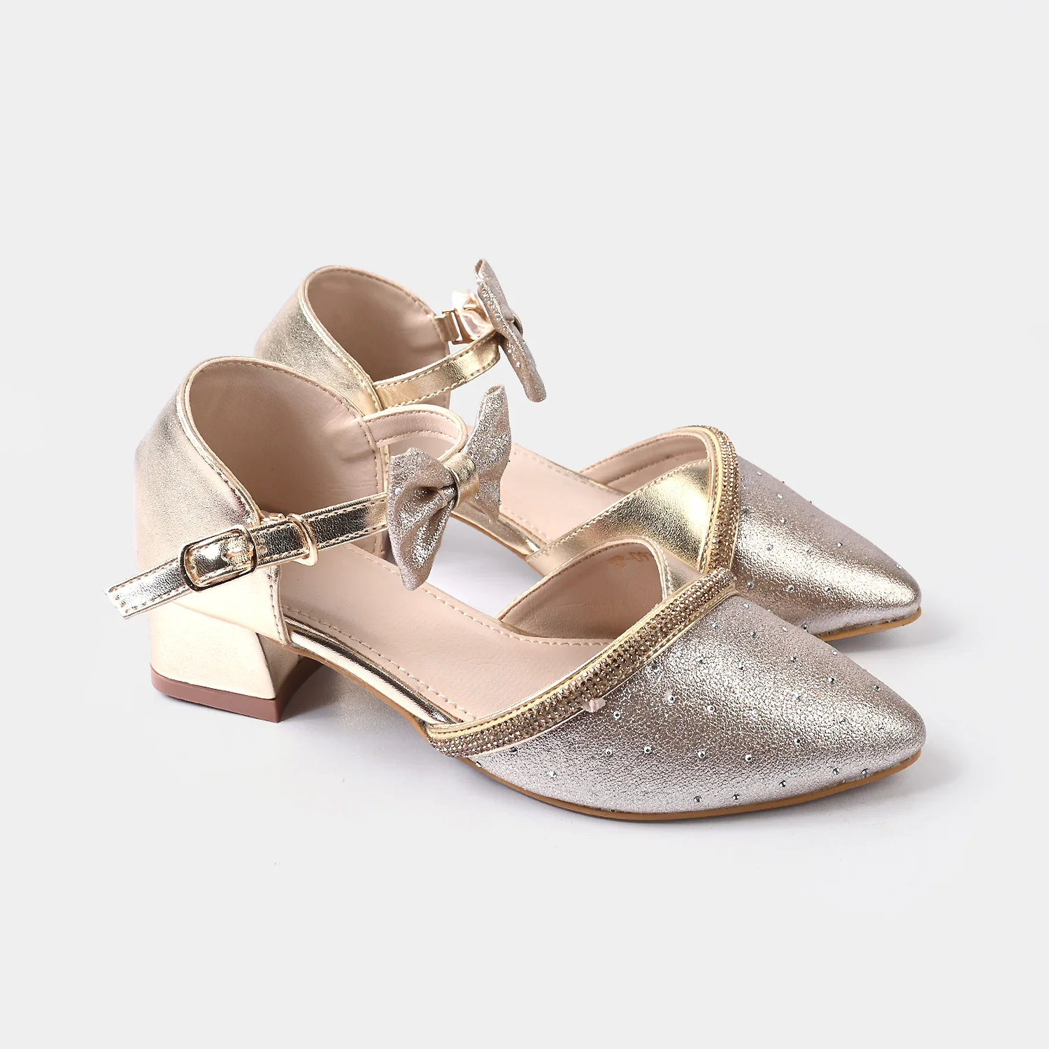 Girls Pumps Heels ZP-093-GOLDEN - Image 3