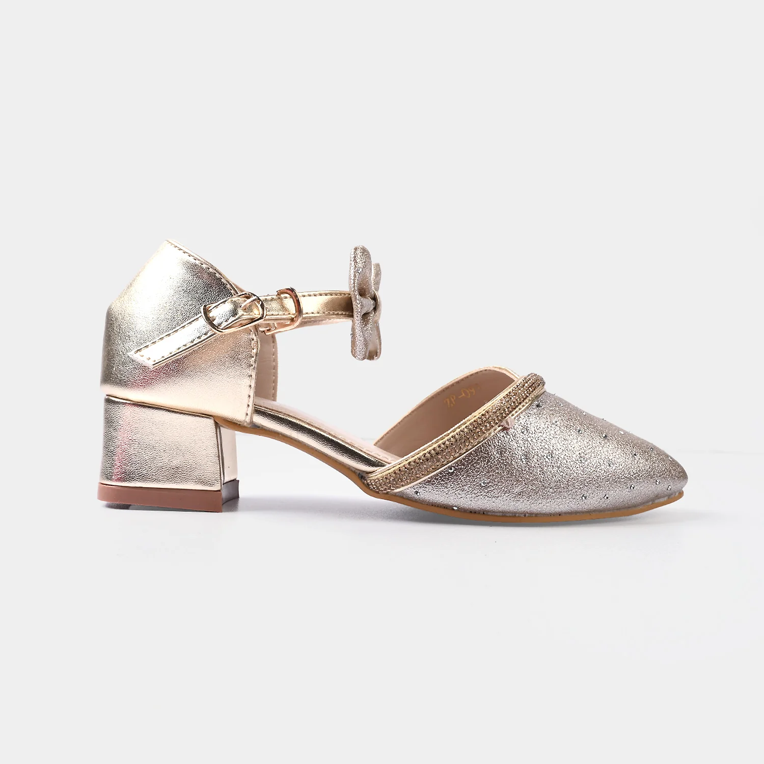 Girls Pumps Heels ZP-093-GOLDEN - Image 4