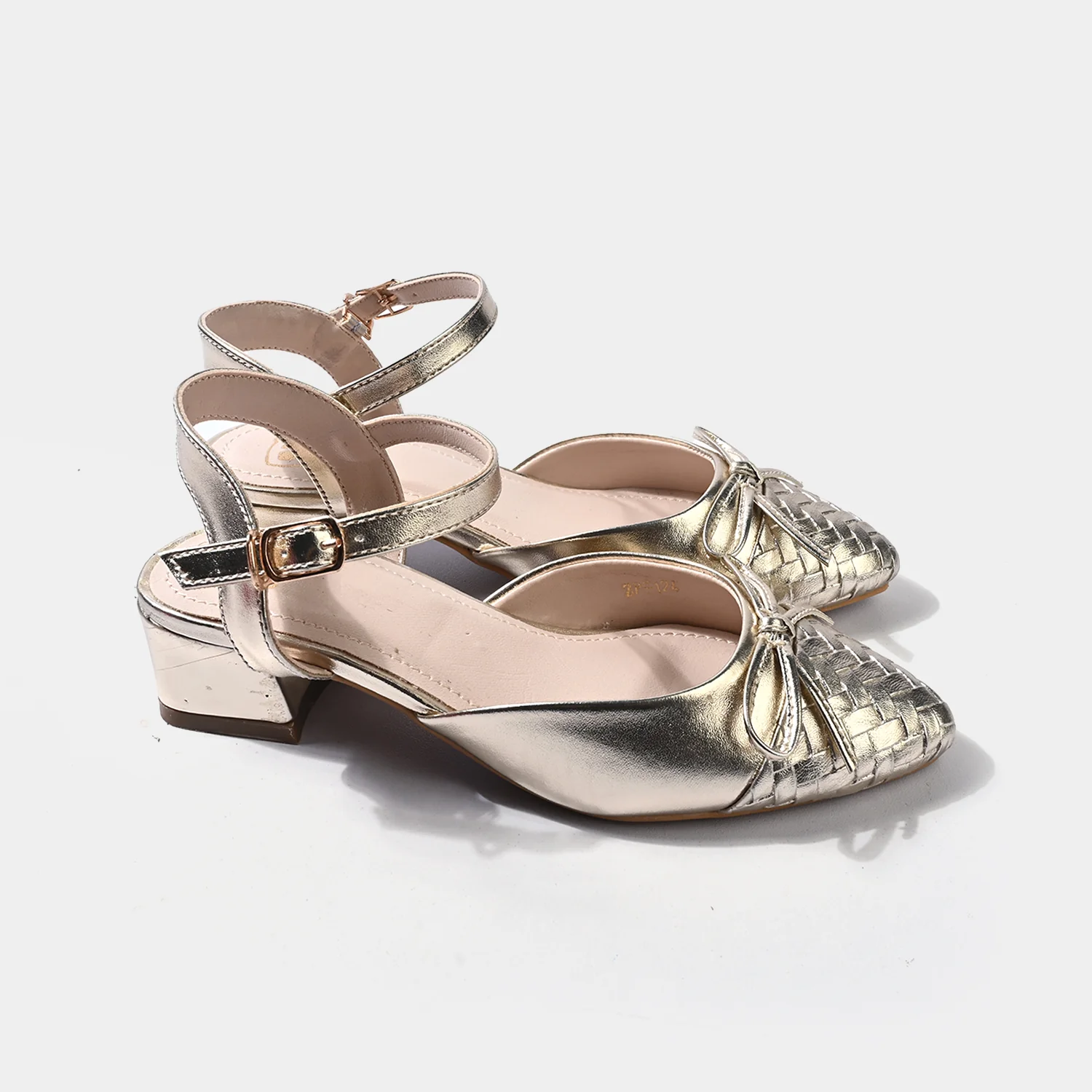 Girls Pumps Heels ZP-124-GOLDEN - Image 3
