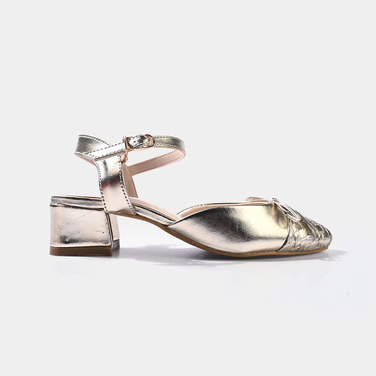 Girls Pumps Heels ZP-124-GOLDEN - Image 4