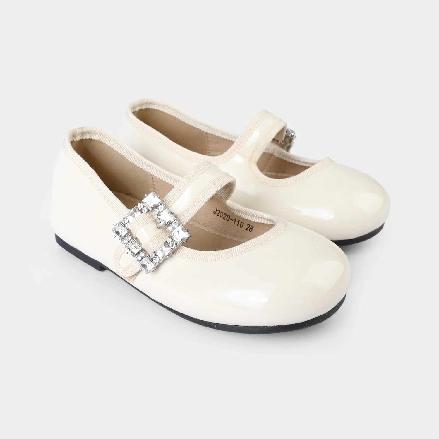 Girls Pumps J2020-110-BEIGE - Image 3