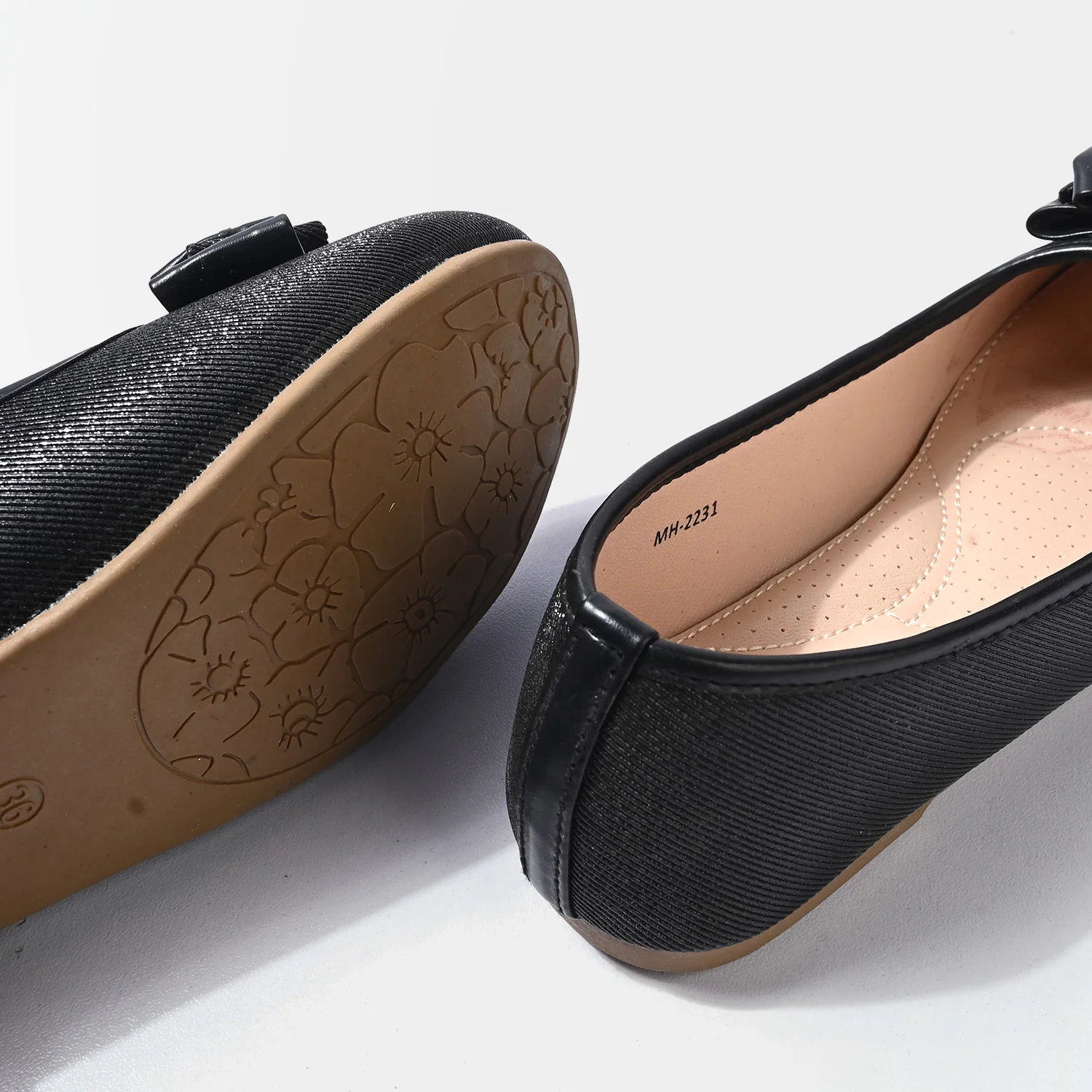 Girls Pumps MH-2231-BLACK - Image 2