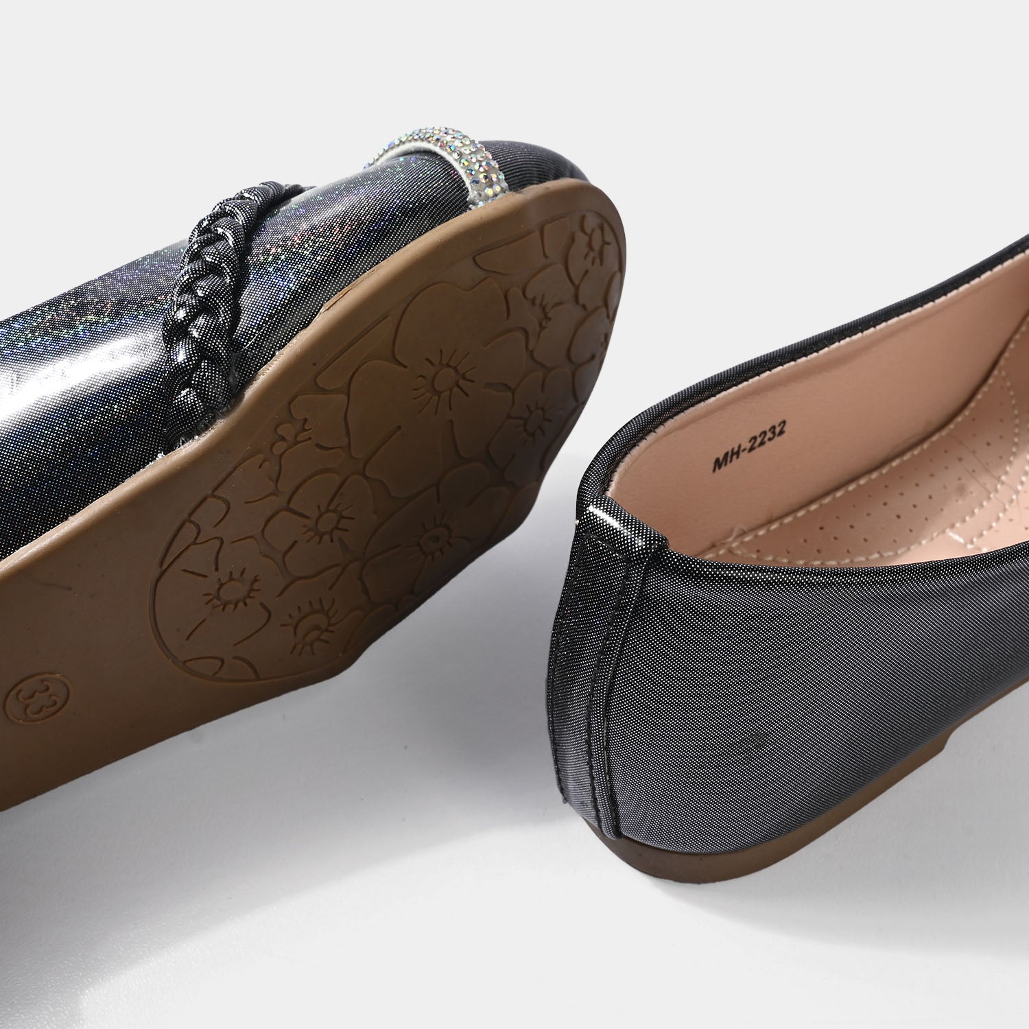 Girls Pumps MH-2232-BLACK - Image 2