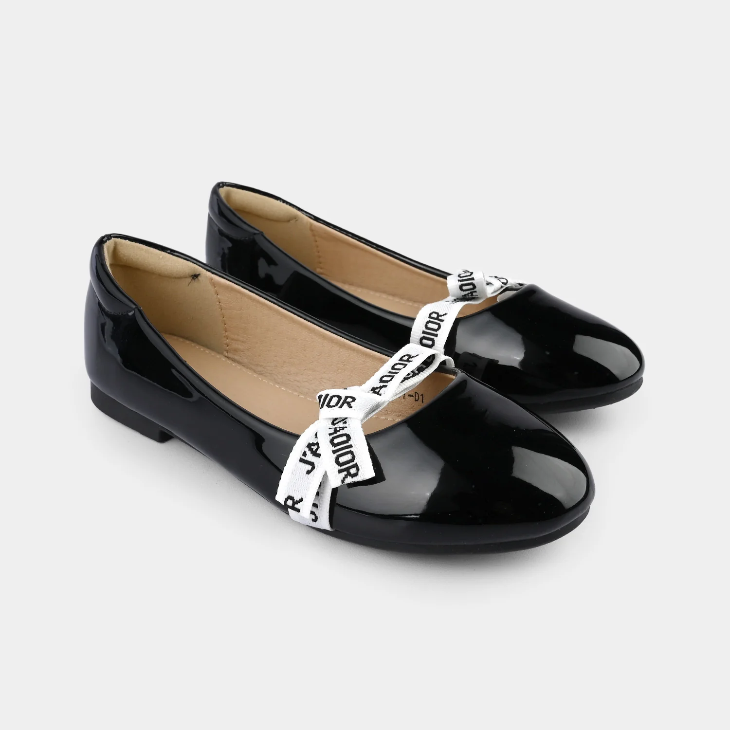 Girls Pumps P787-D1-BLACK - Image 3