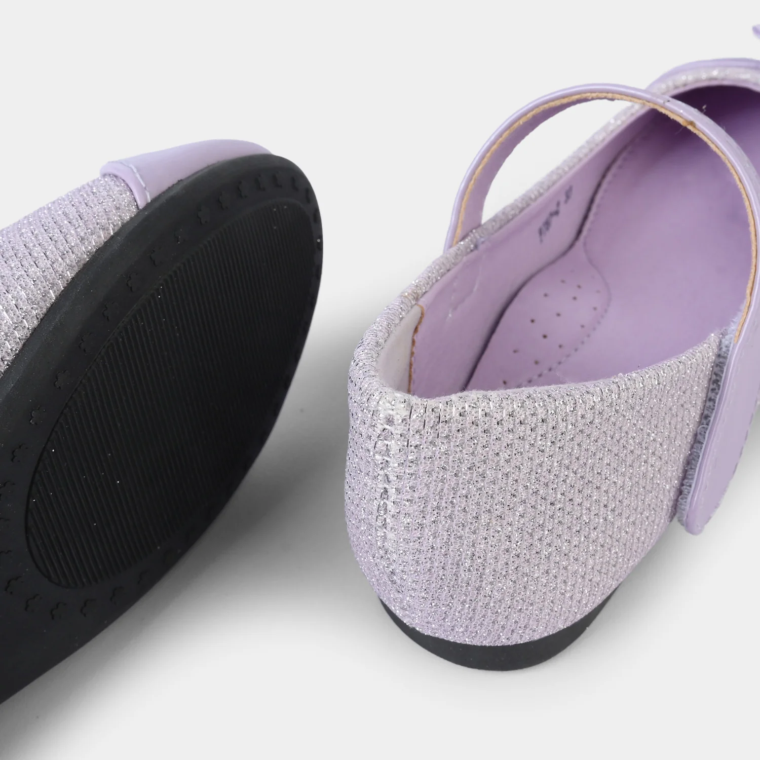 Girls Pumps PL787-2-PURPLE - Image 2