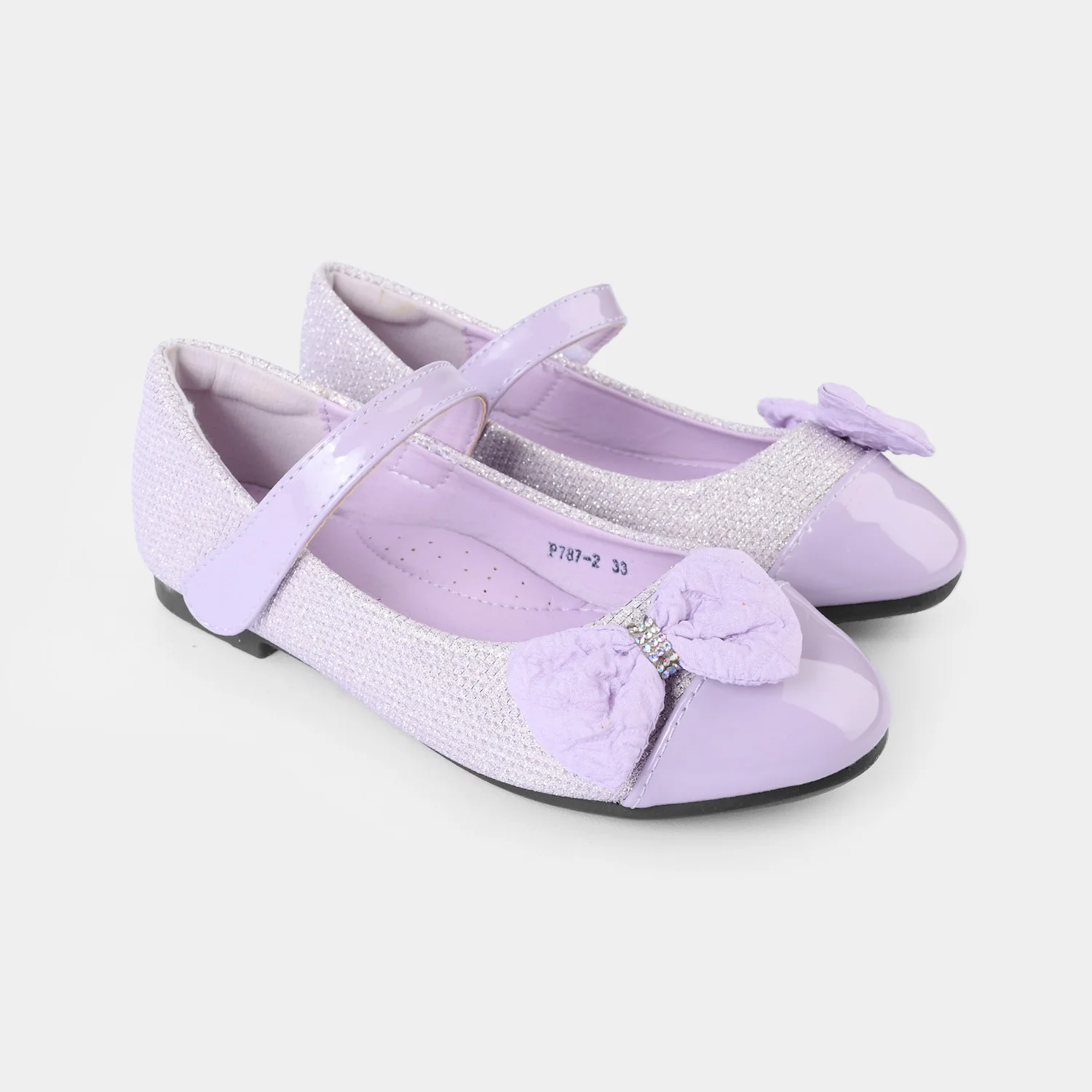 Girls Pumps PL787-2-PURPLE - Image 3