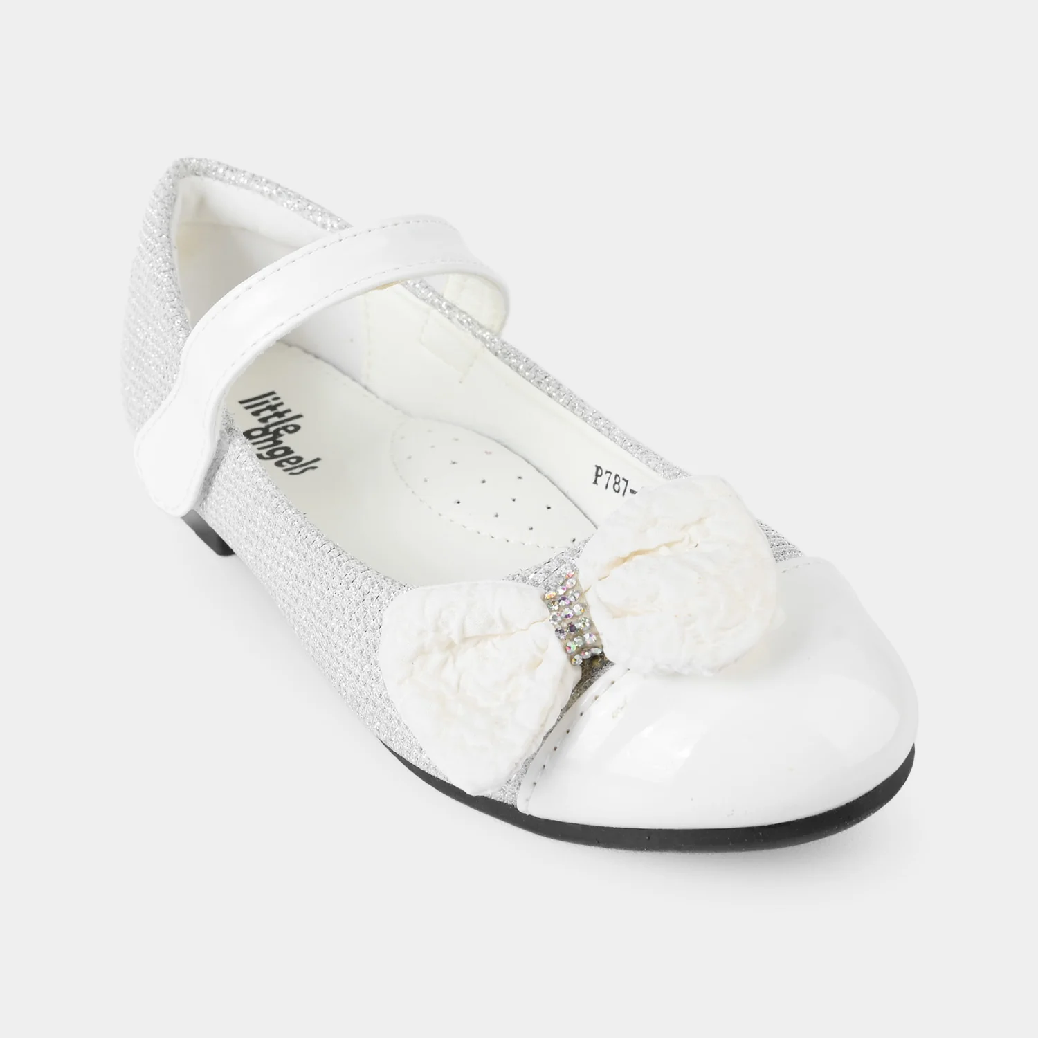 Girls Pumps PL787-2-WHITE