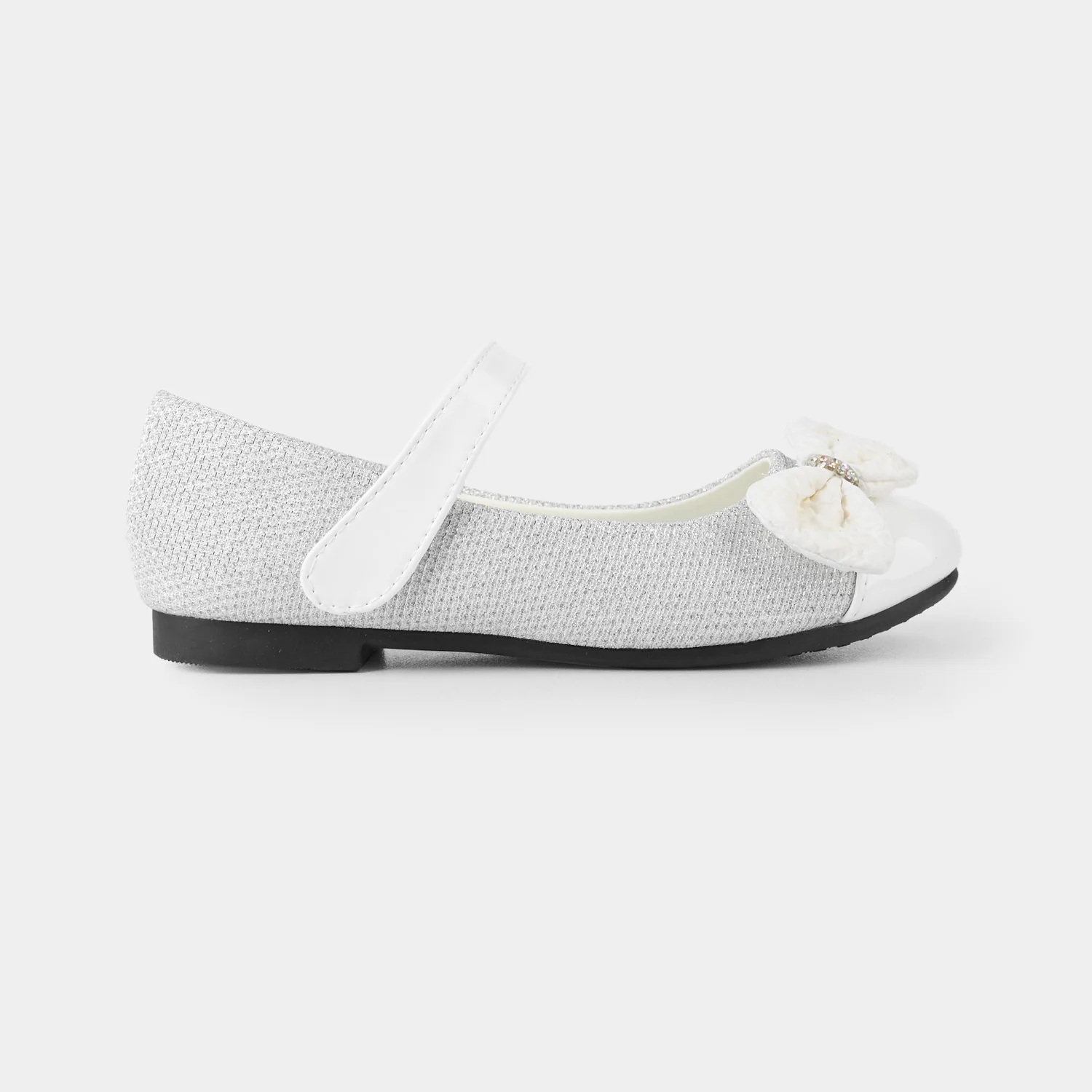 Girls Pumps PL787-2-WHITE - Image 4