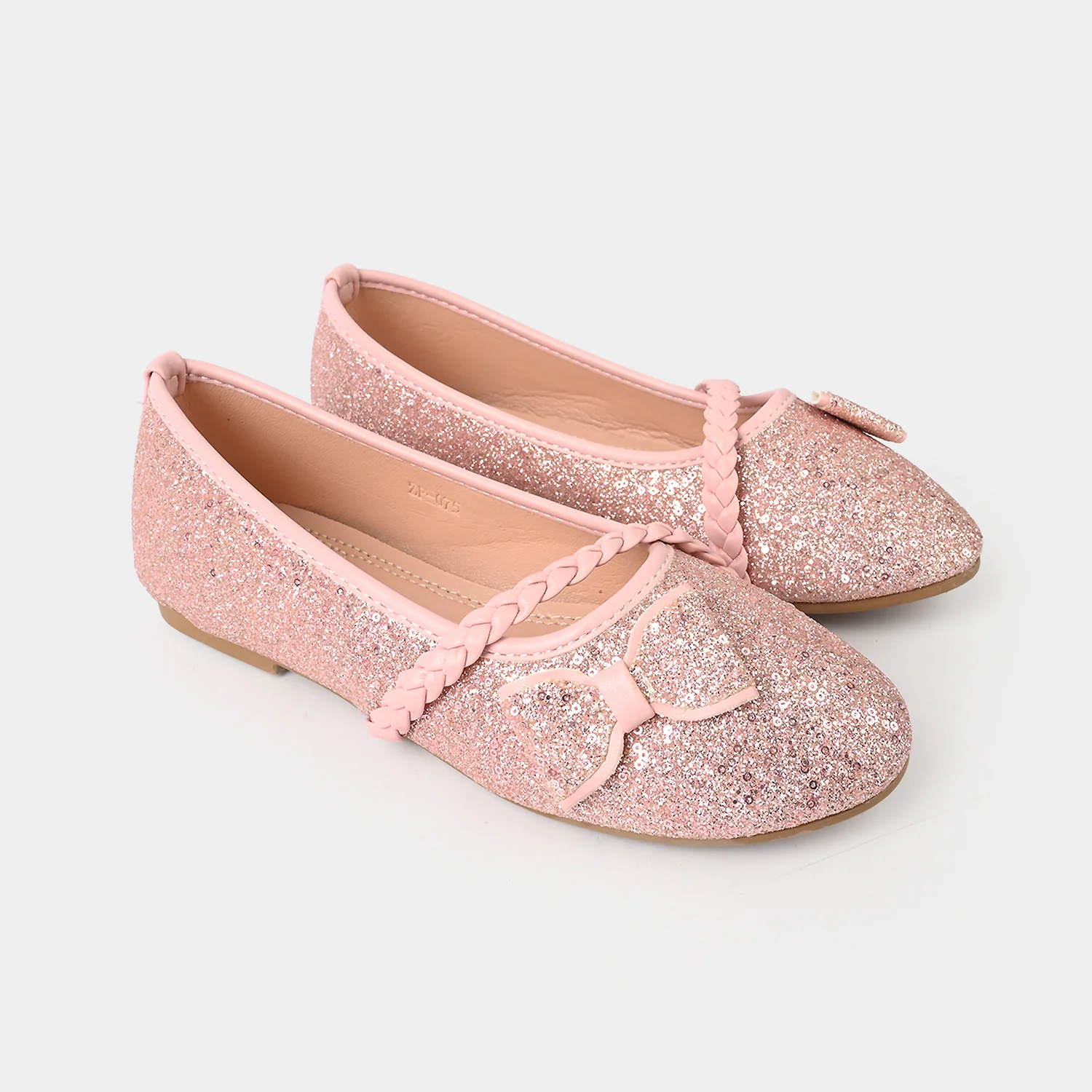Girls Pumps ZP-075 - CHAMPAGNE - Image 3