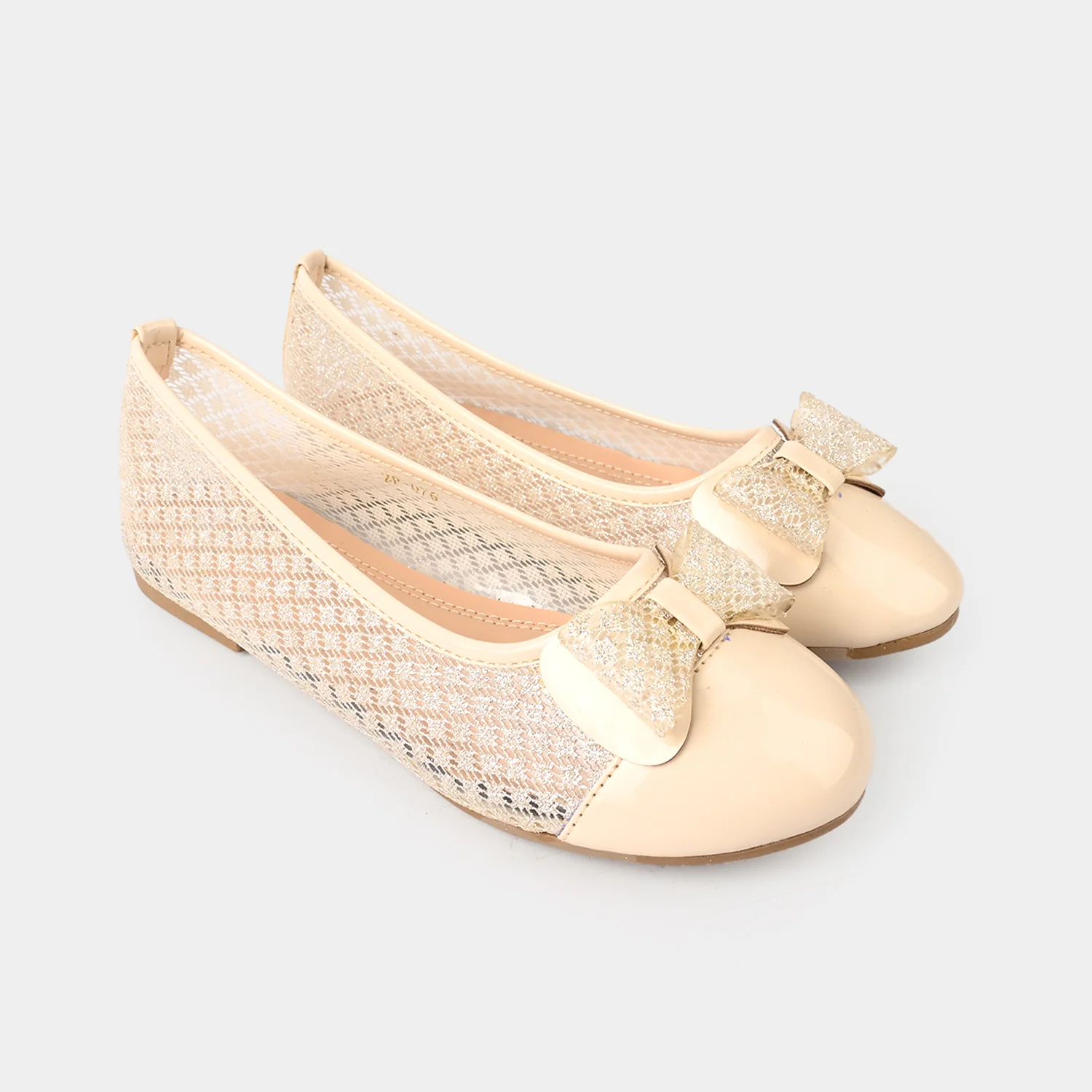 Girls Pumps ZP-076 - BEIGE - Image 3