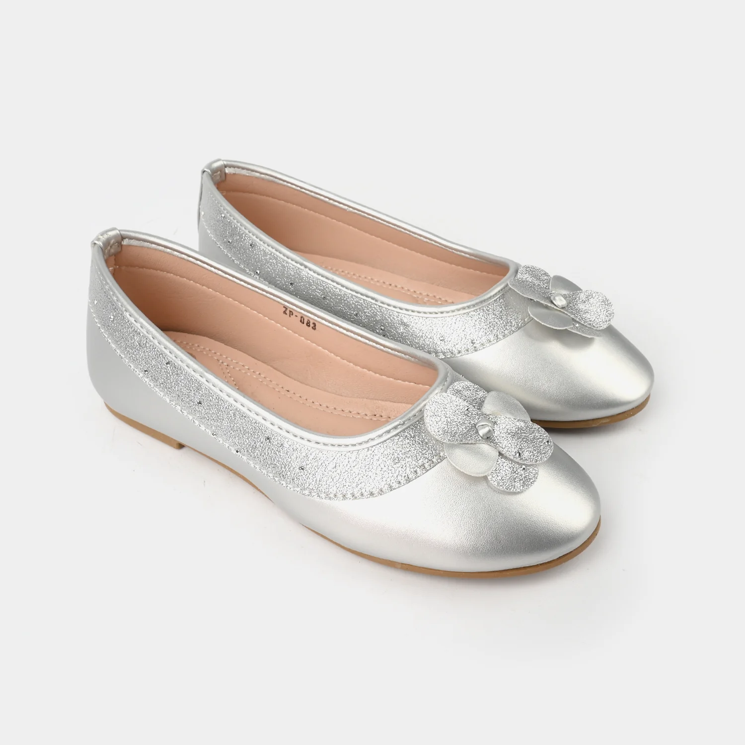 Girls Pumps ZP-083-SILVER - Image 3